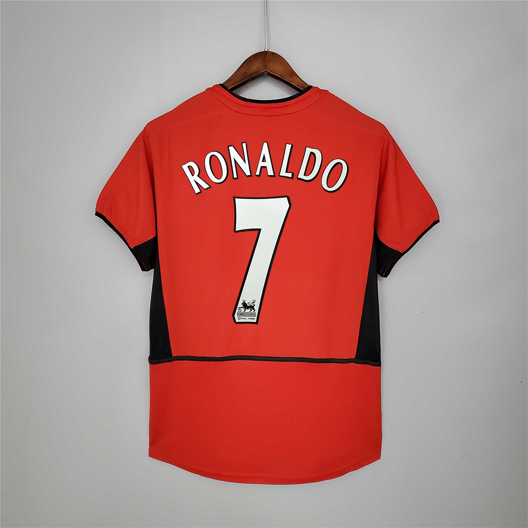 AlphaJersey-Retro Manchester United 02-04 Home Jersey
