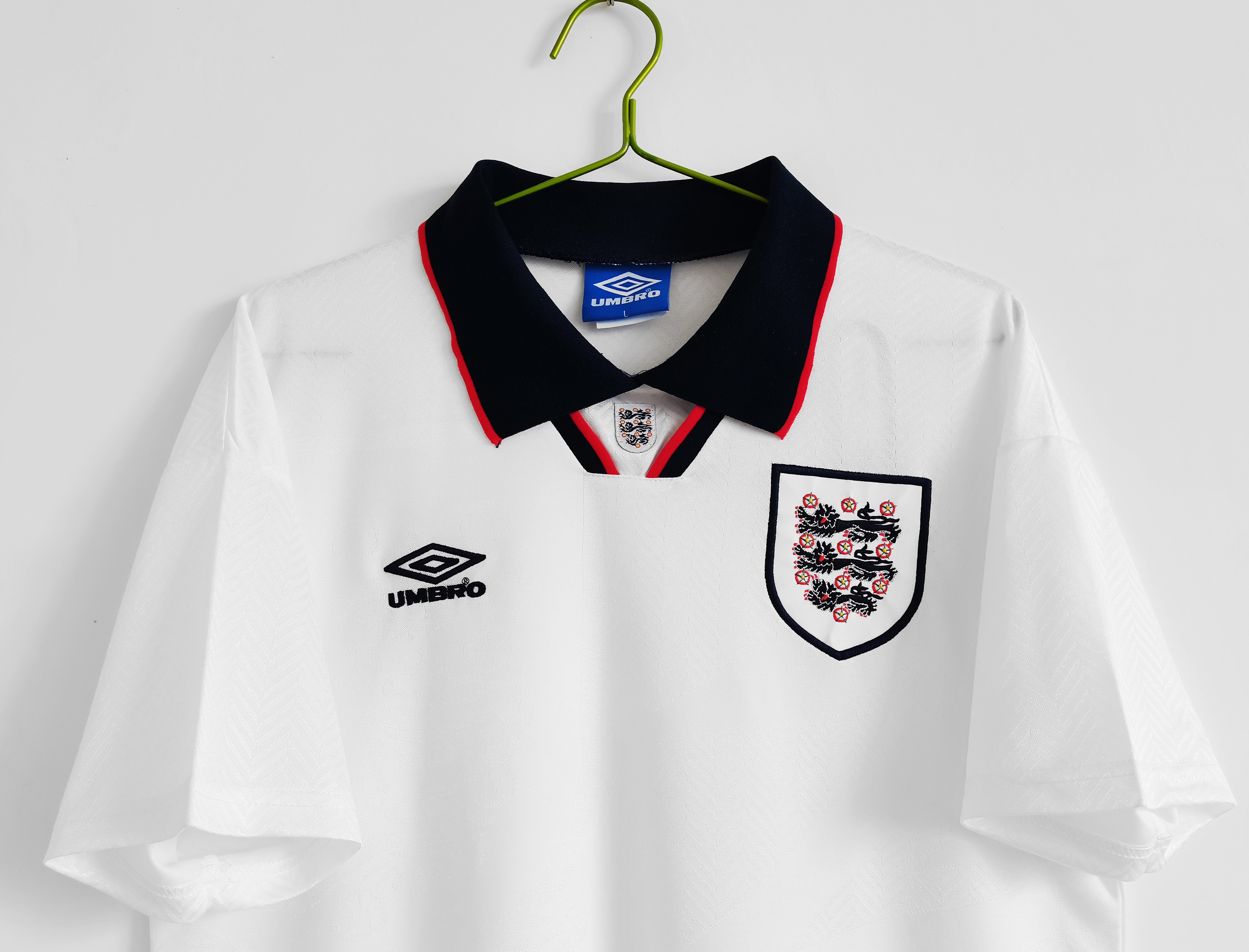 AlphaJersey-Retro England 1994 Home Stadium Jersey