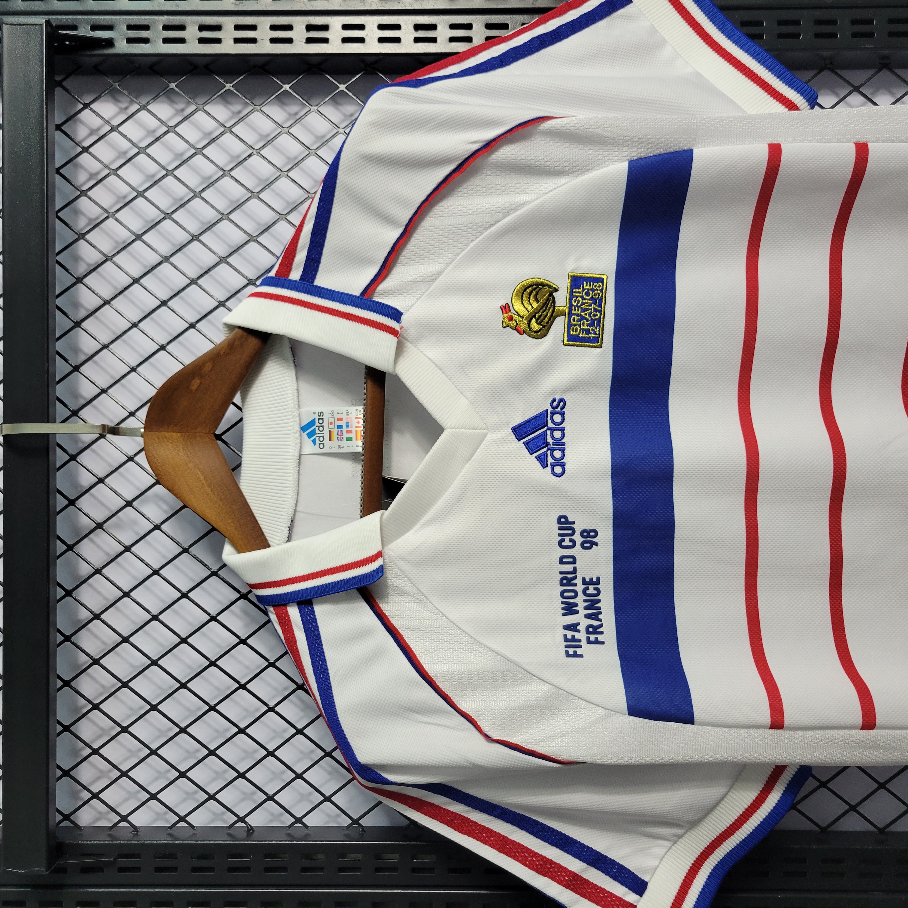 AlphaJersey-Retro France 1998 Away Stadium Jersey