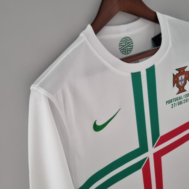 AlphaJersey-Retro Portugal 2012 Away Long Sleeve Jersey
