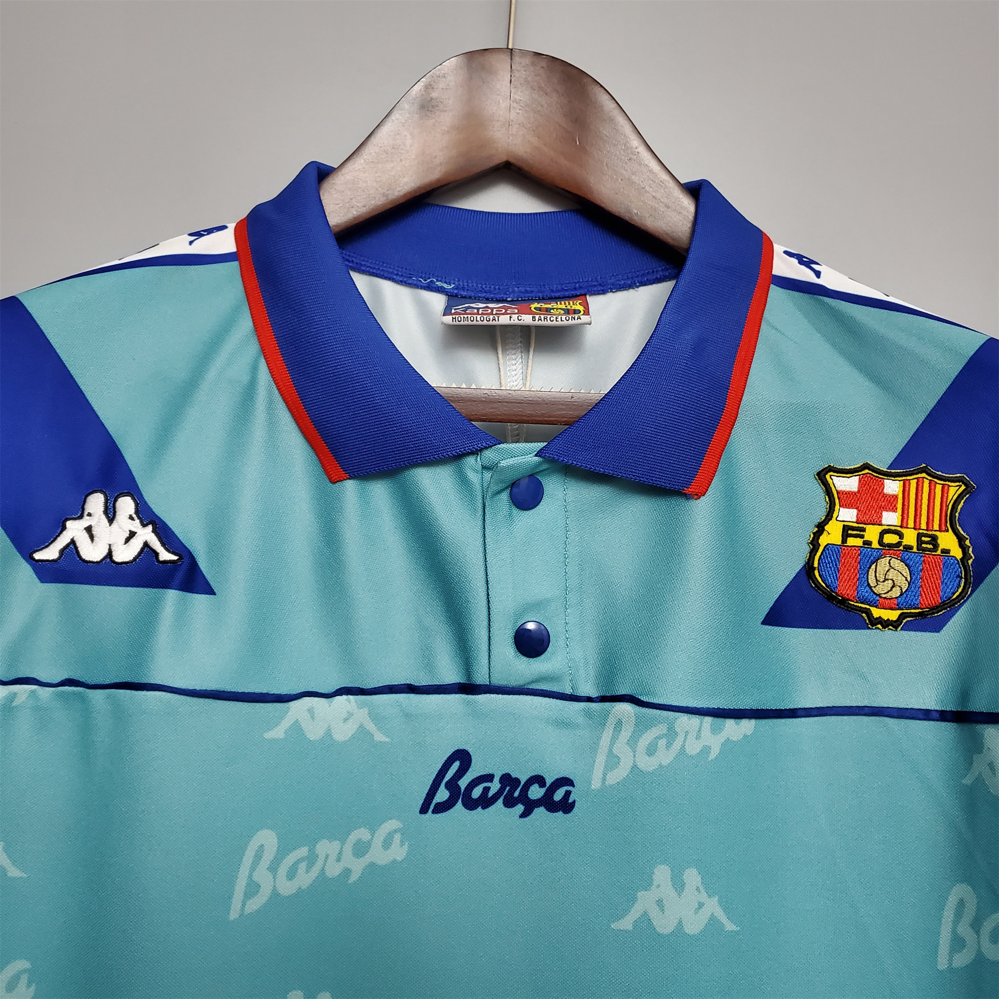 AlphaJersey-Retro Barcelona 92-95 Away Stadium Jersey