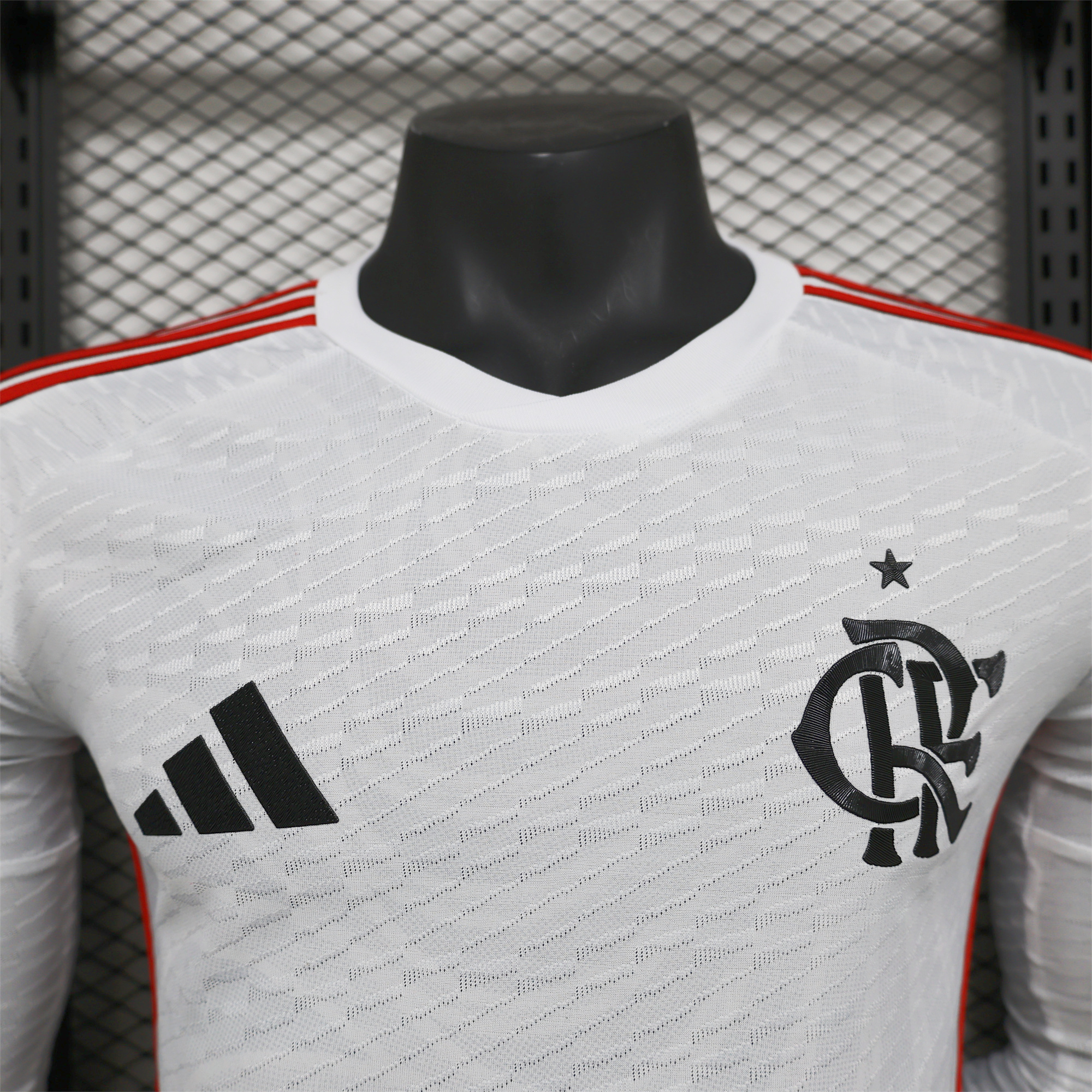 AlphaJersey-Flamengo 2024 Away Long Sleeve Jersey - Player Version