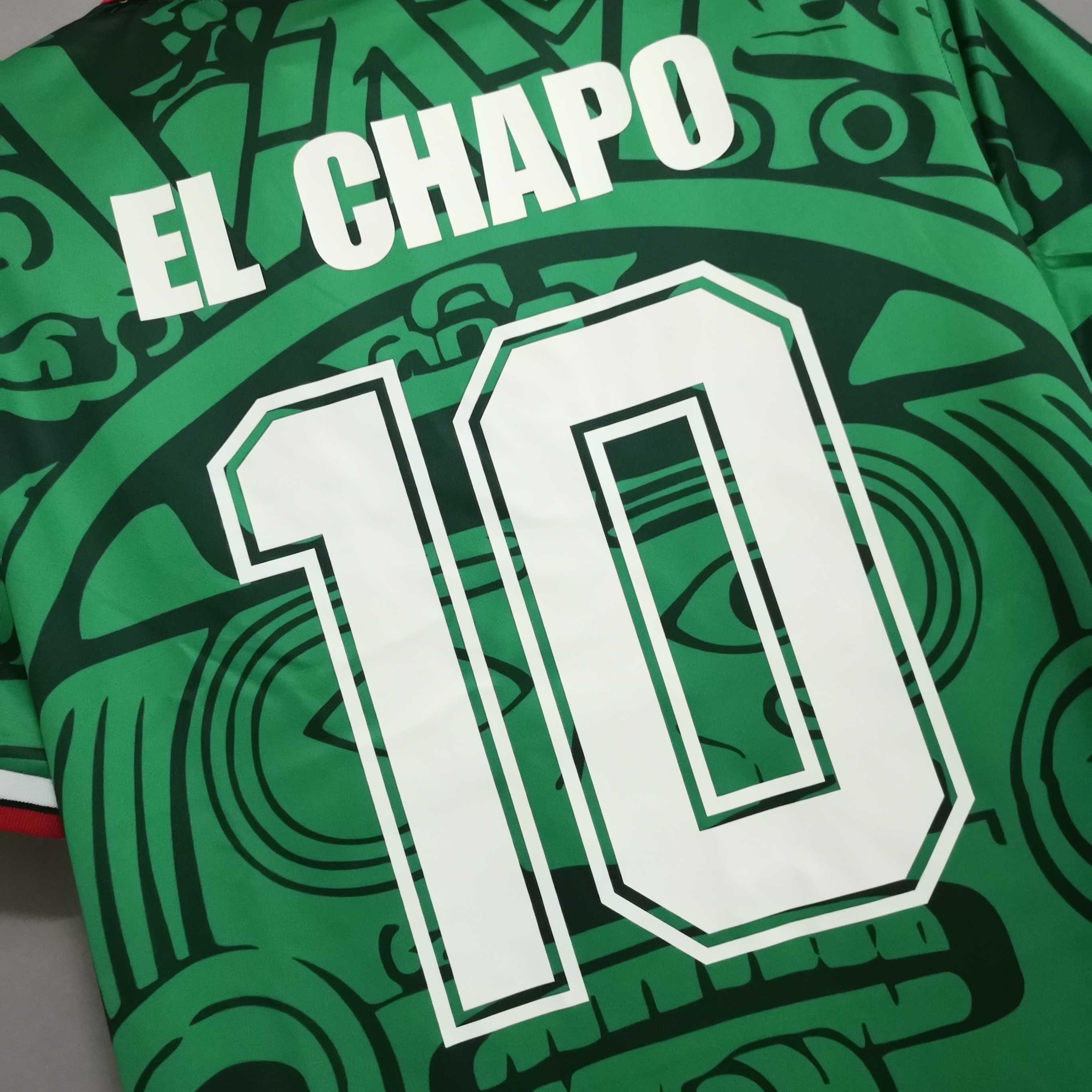 AlphaJersey-Retro Mexico 1998 Home Jersey