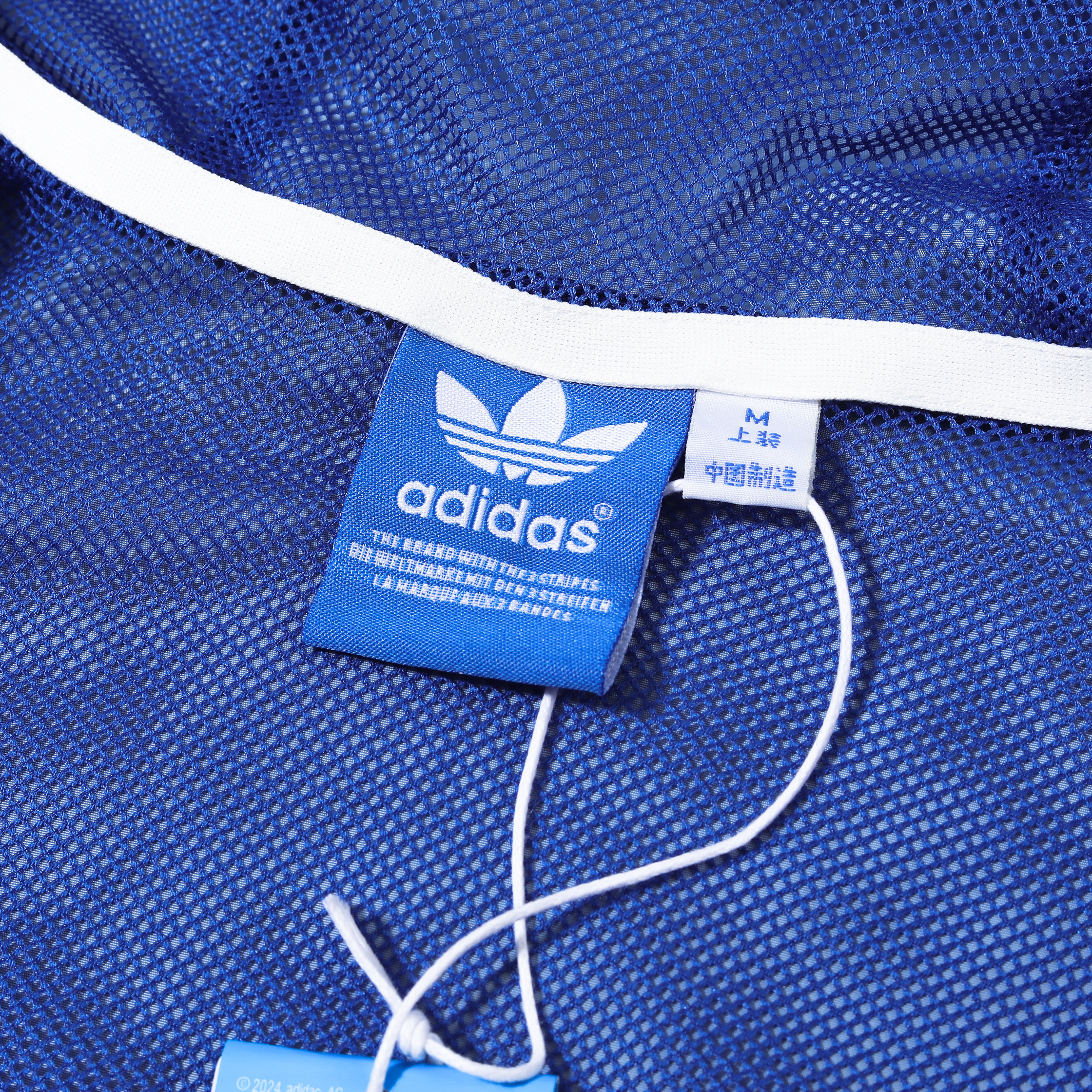 AlphaJersey-Argentine 2024 Vintage Style Blue Hooded Windbreaker - Player Version