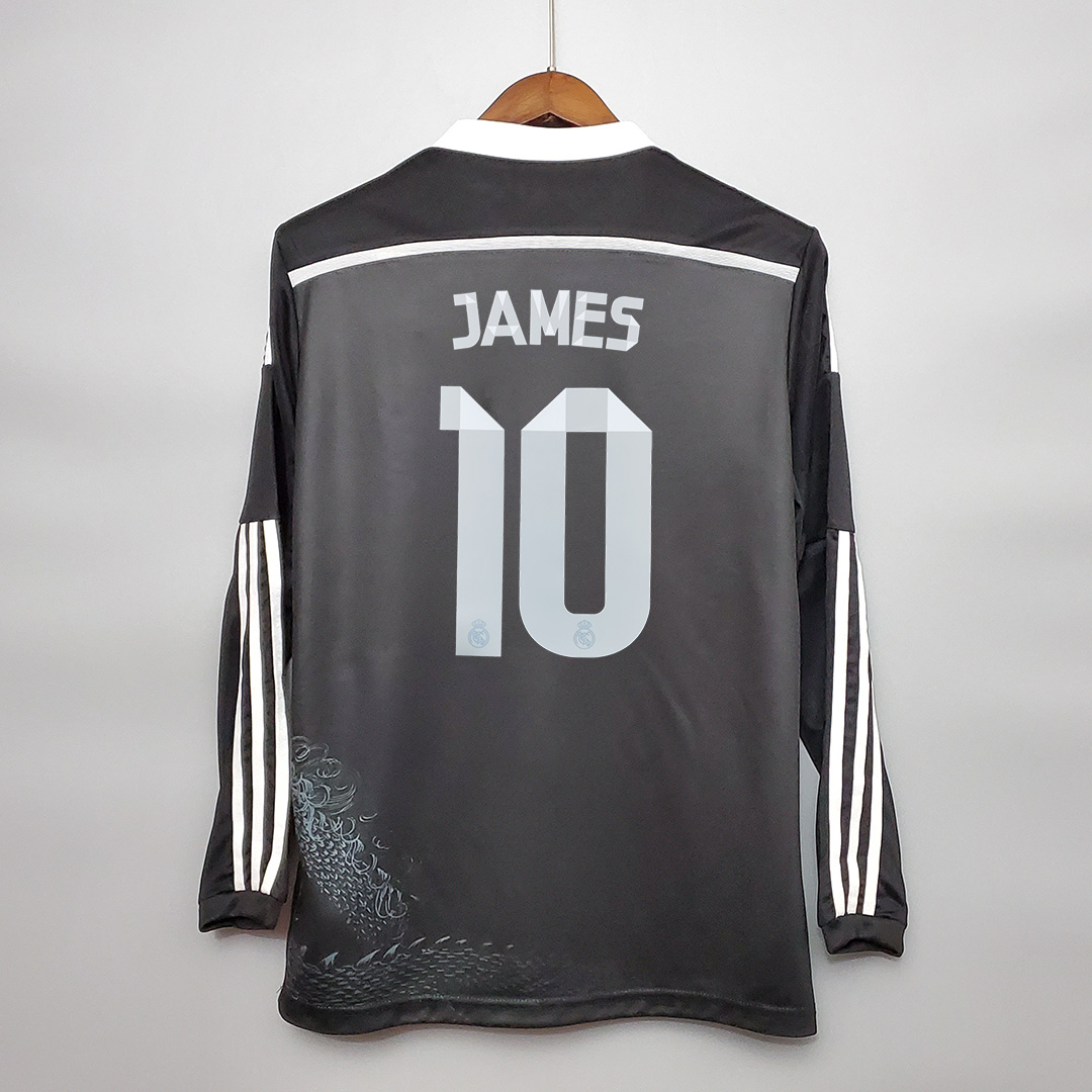 AlphaJersey-Real Madrid Retro 14-15 Third Away Long Sleeve Jersey