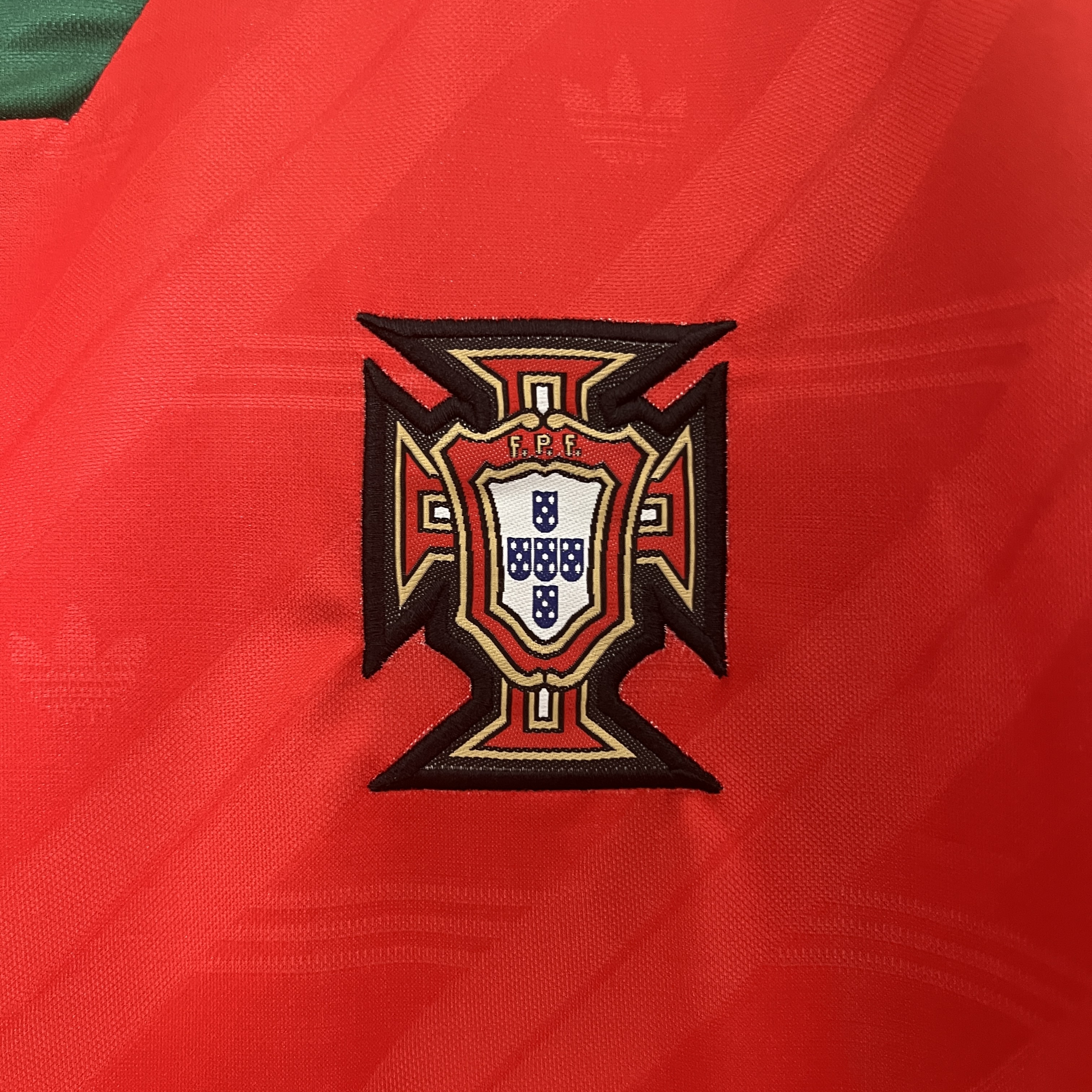 AlphaJersey-Retro Portugal 1992 Home Stadium Jersey
