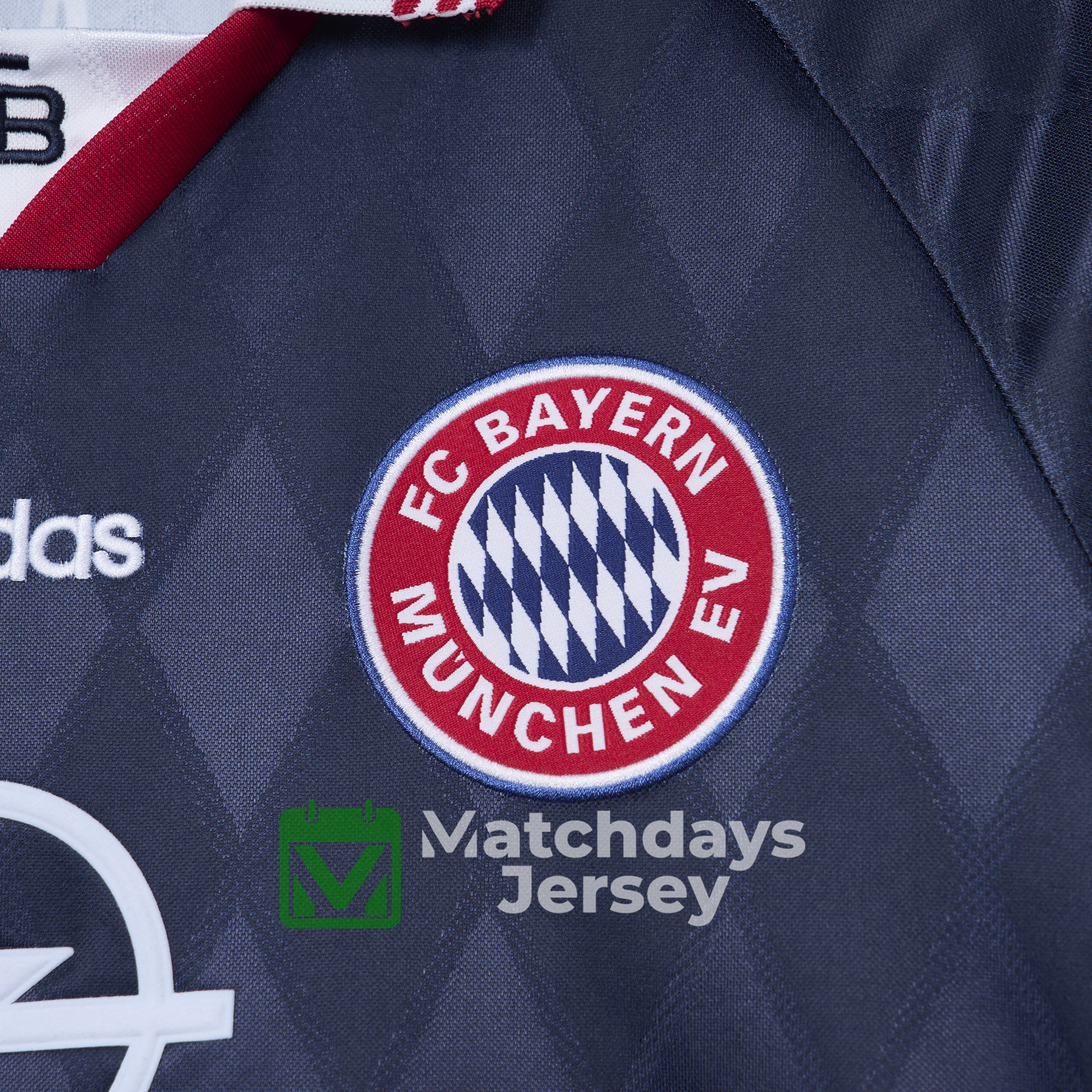 AlphaJersey-Retro Bayern Munich 1997-99 Home Long Jersey