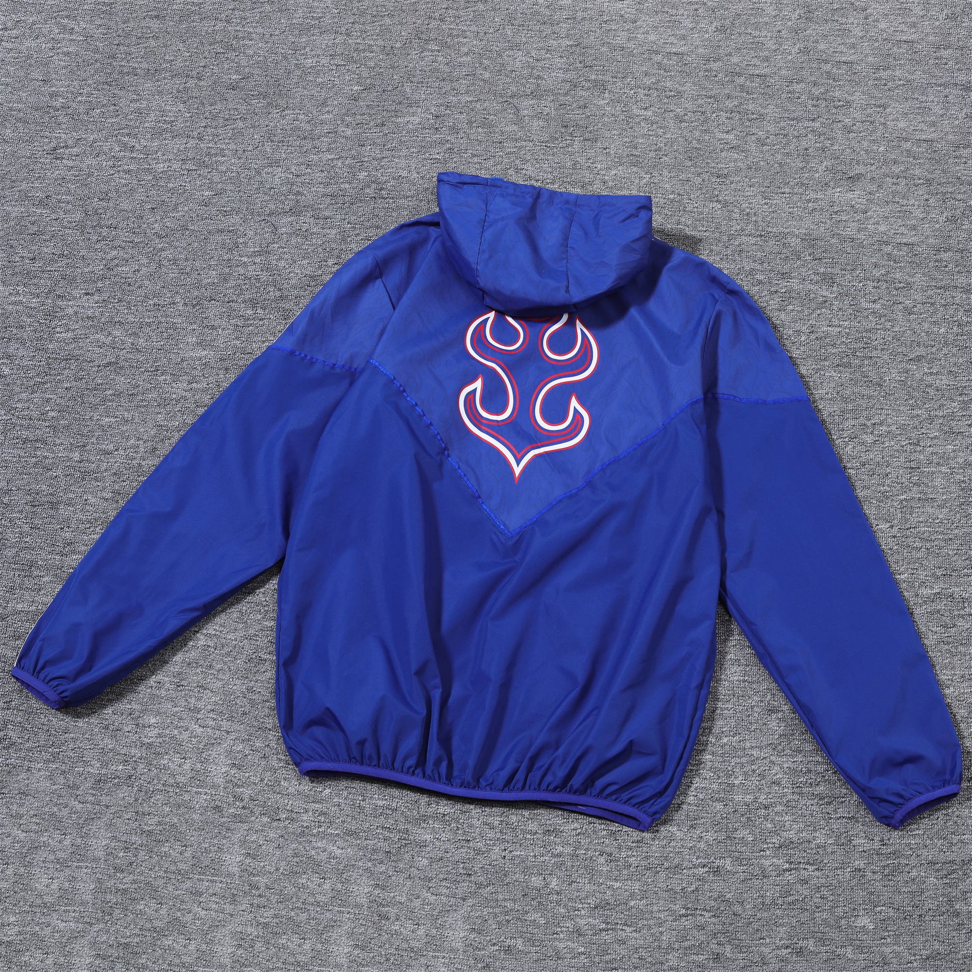 AlphaJersey-Japan 2024 Vintage Flame '98 Style Hooded Windbreaker - Player Version