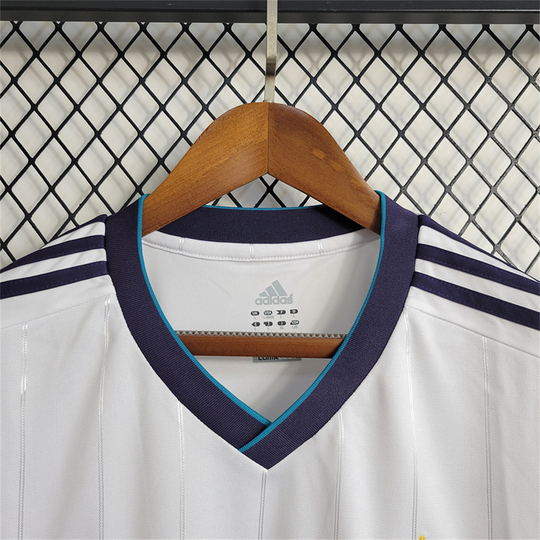 AlphaJersey-Real Madrid Retro 12-13 Home Long Sleeve Jersey