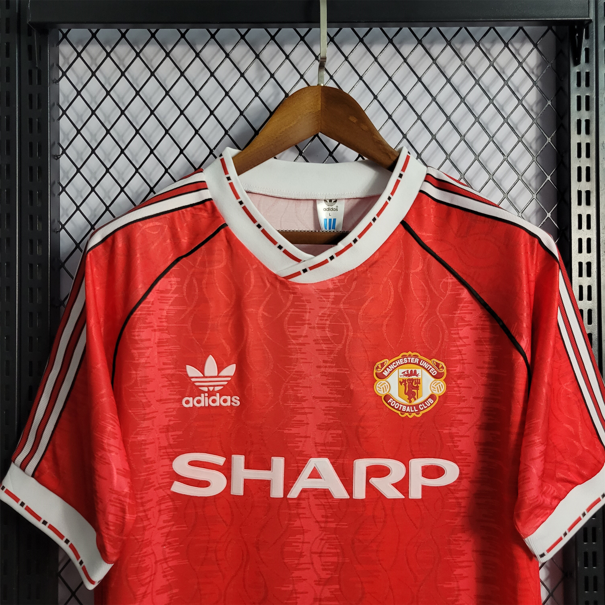 AlphaJersey-Retro Manchester United 90-92 Home Stadium Jersey