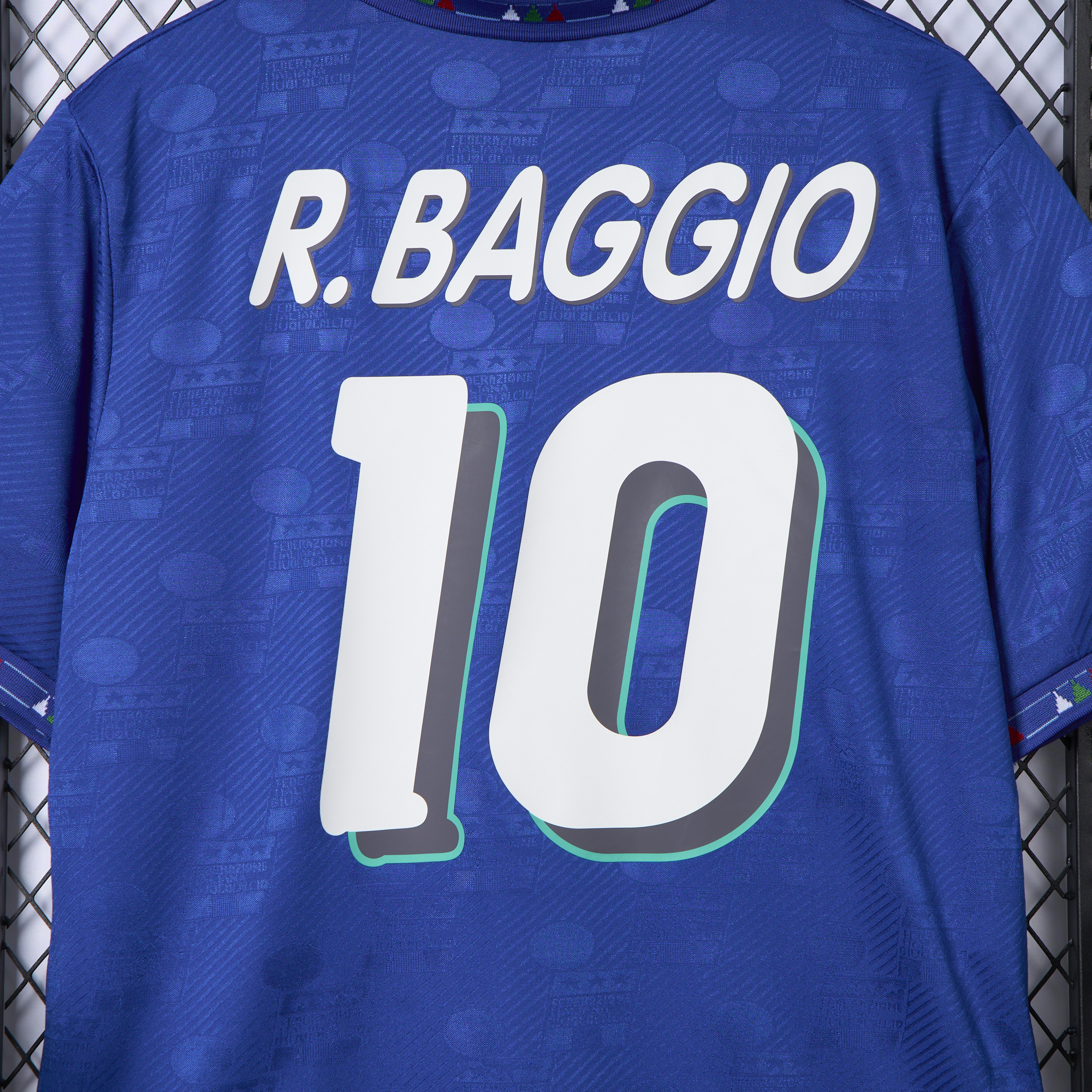 AlphaJersey-Retro Italy 1994 Home Stadium Jersey