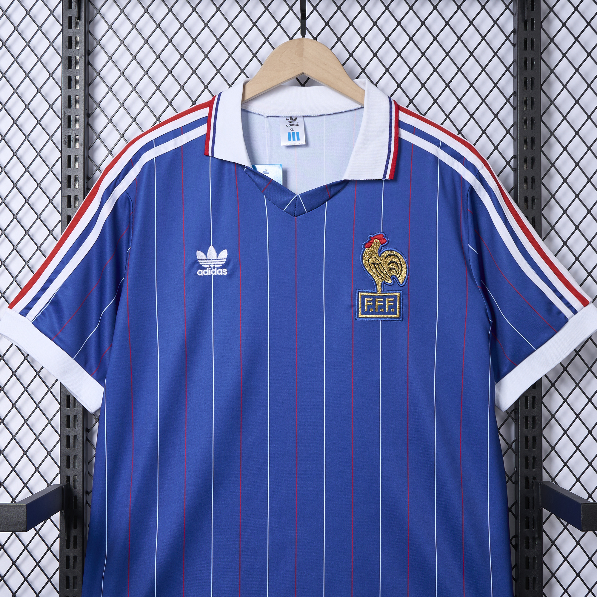 AlphaJersey-Retro France 1982 Home Stadium Jersey