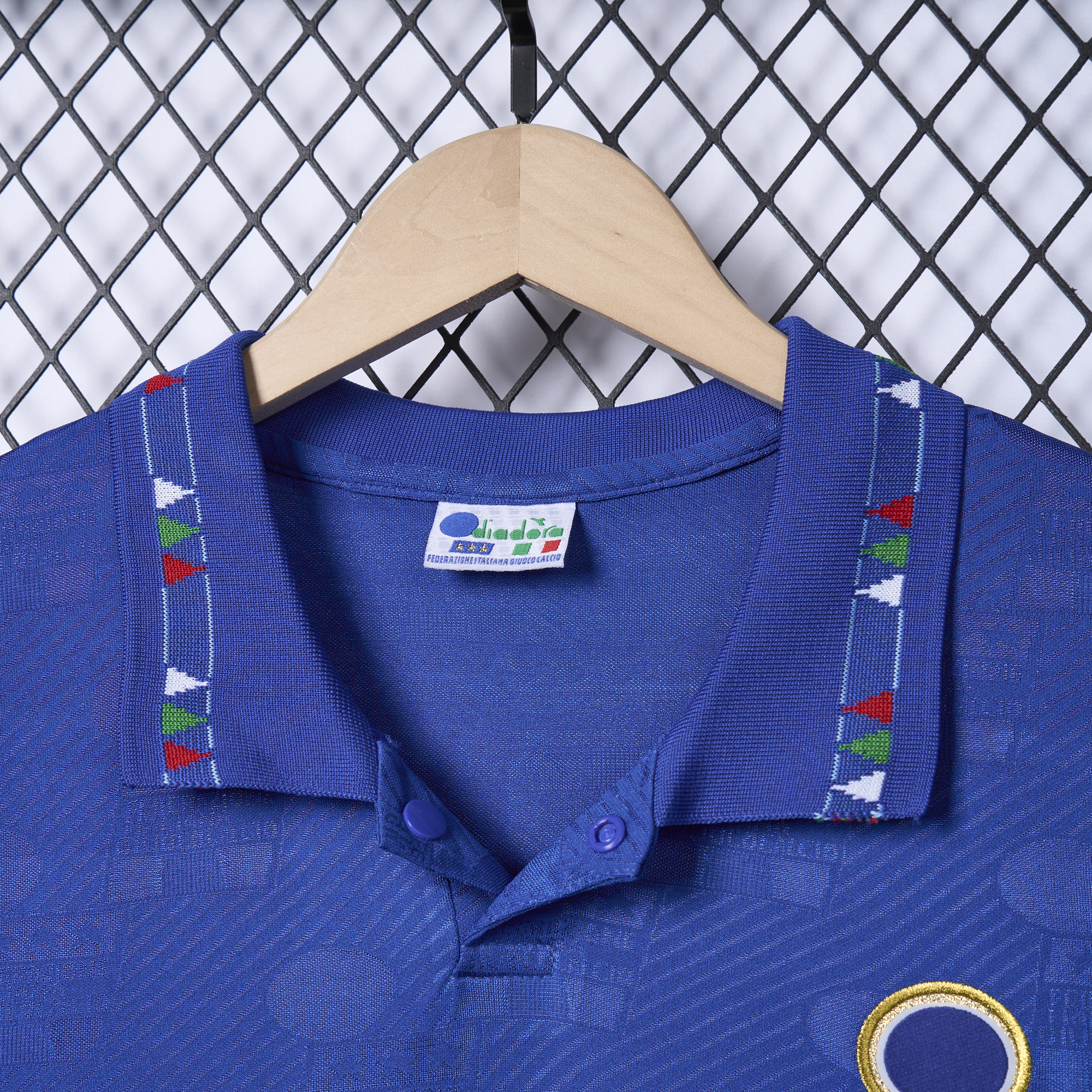 AlphaJersey-Retro Italy 1994 Home Stadium Jersey