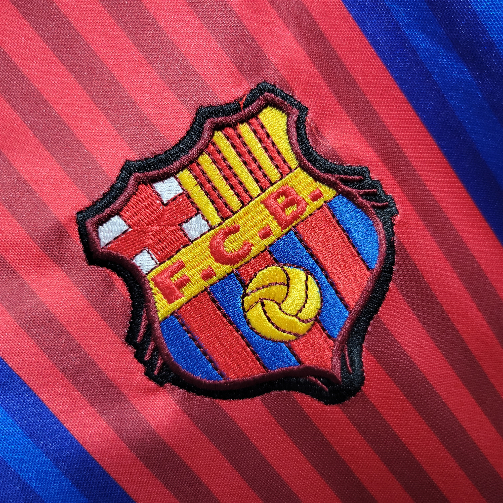 AlphaJersey-Retro Barcelona 90-92 Home Stadium Jersey