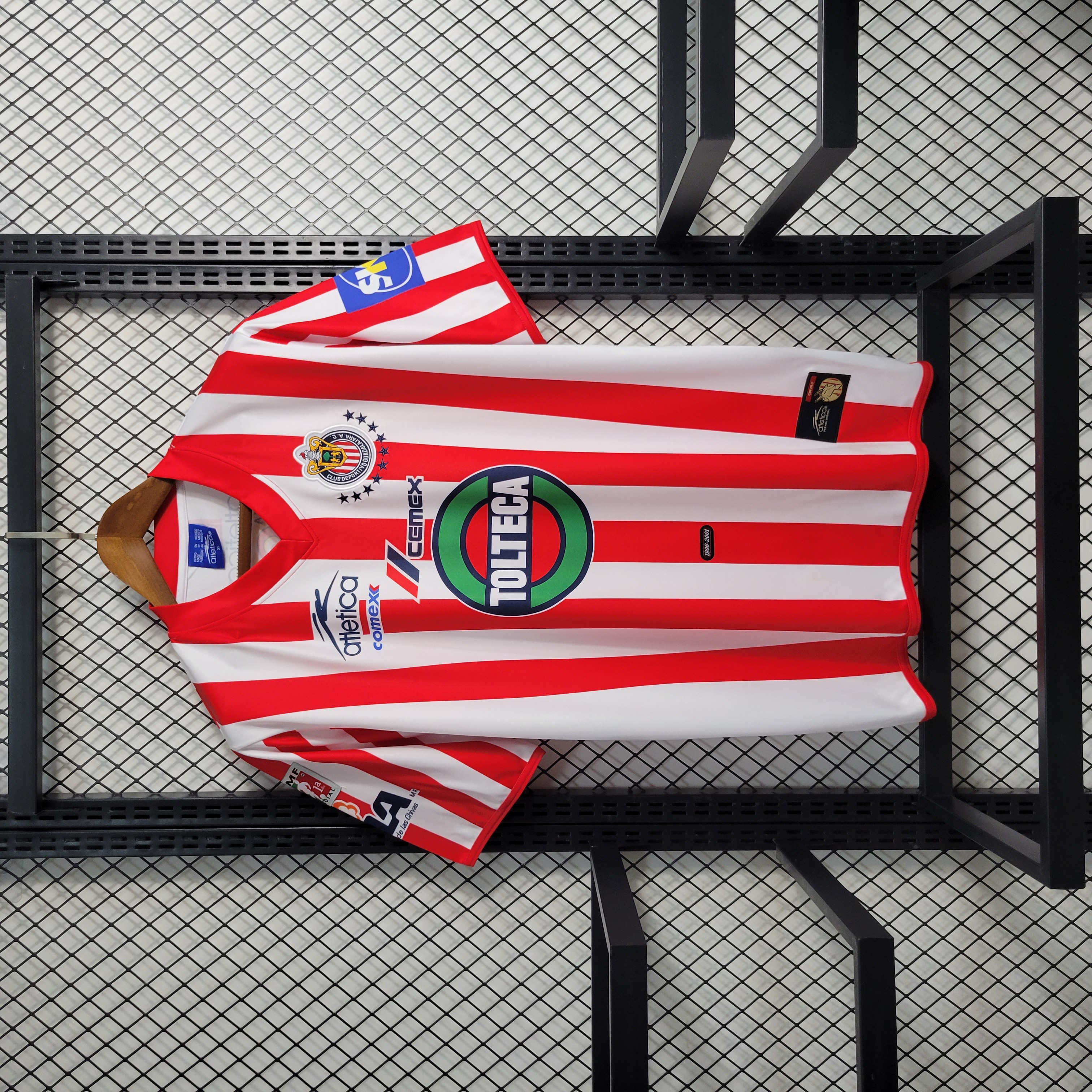 AlphaJersey-Retro Chivas de Guadalajara 01-02 Home Stadium Jersey
