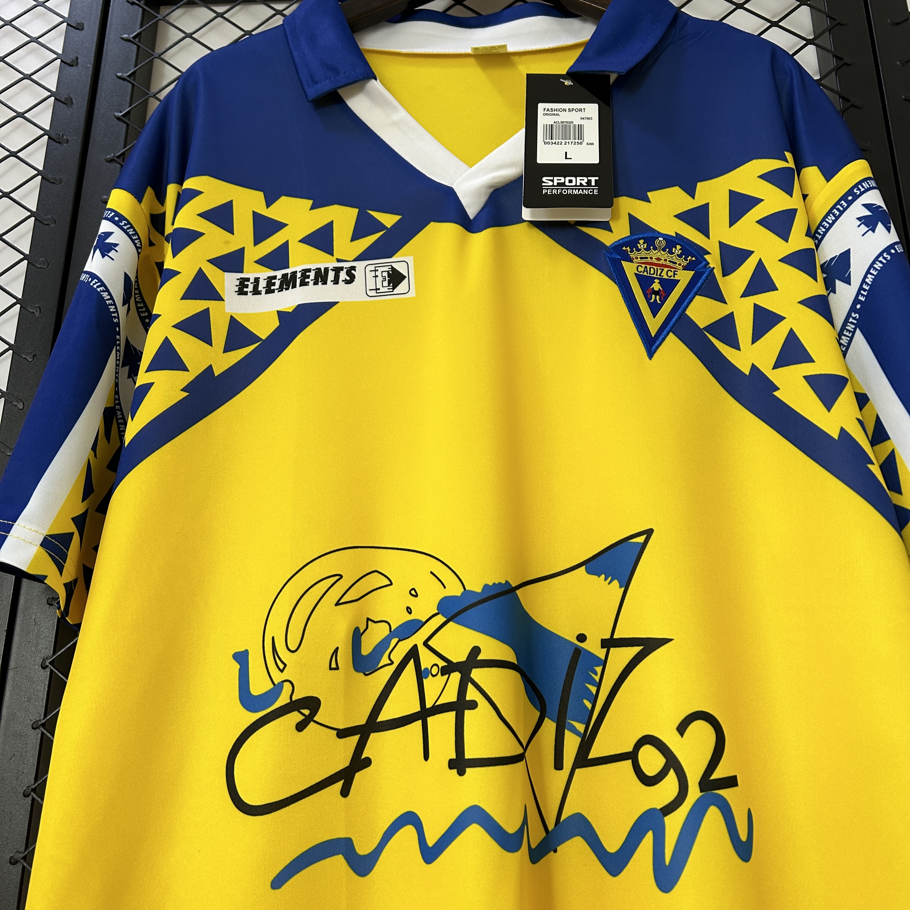 AlphaJersey-Retro Cádiz Cadiz 1991-92 Home Jersey