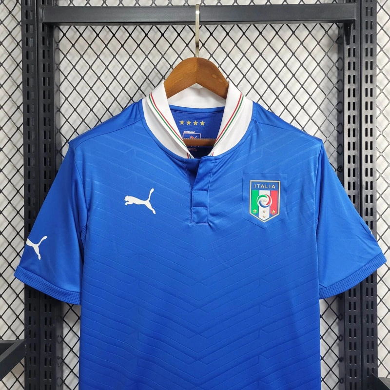 AlphaJersey-Retro Italy 2012 Home Stadium Jersey
