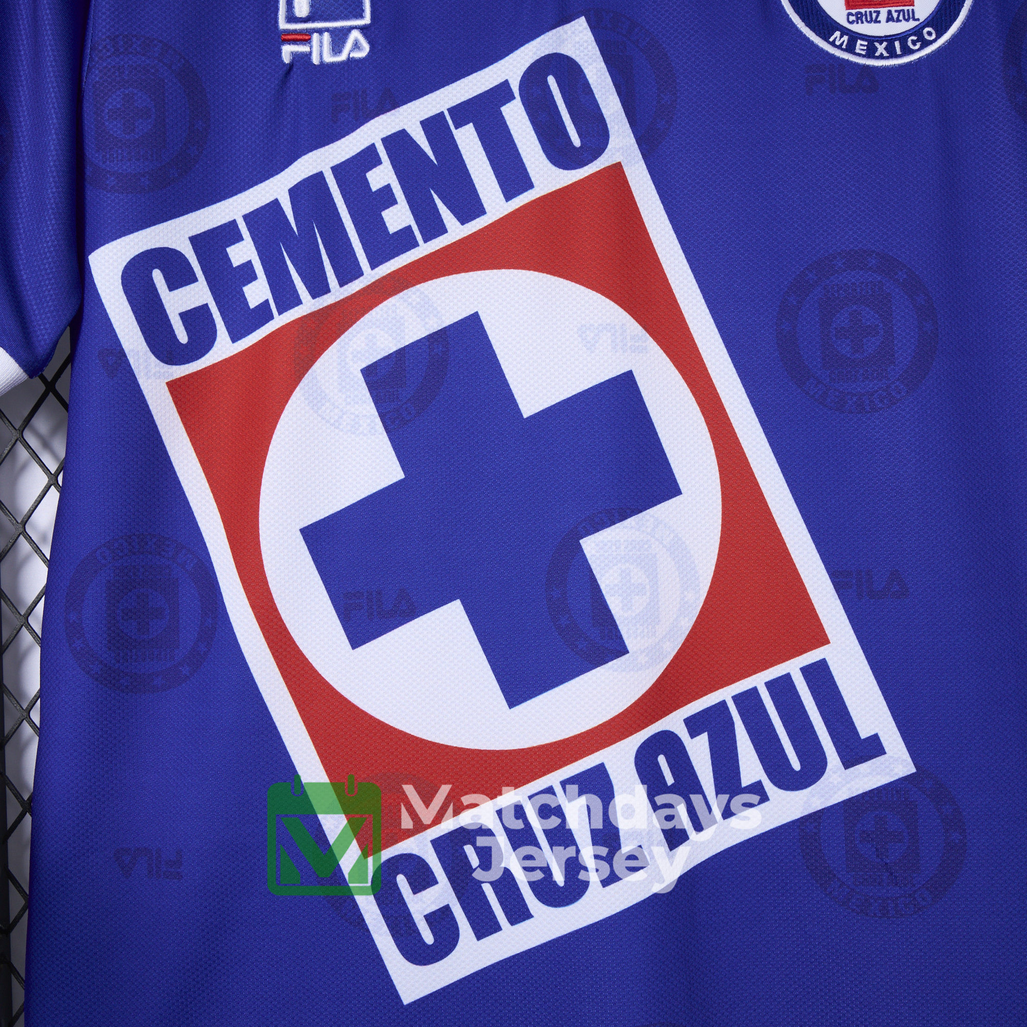 AlphaJersey-Retro Cruz Azul 1998-99 Home Stadium Jersey - Fans Version