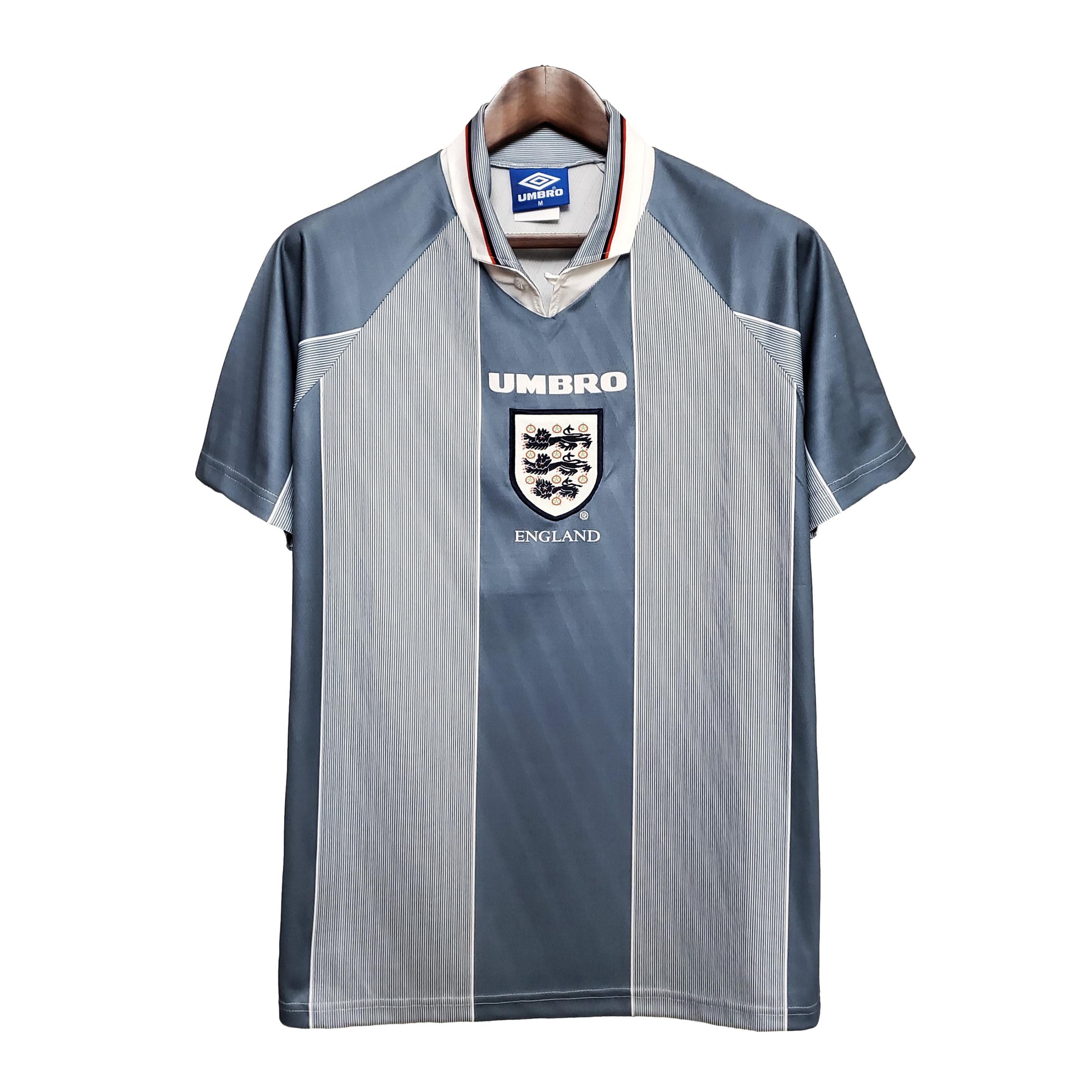 AlphaJersey-Retro England 1996 Away Stadium Jersey