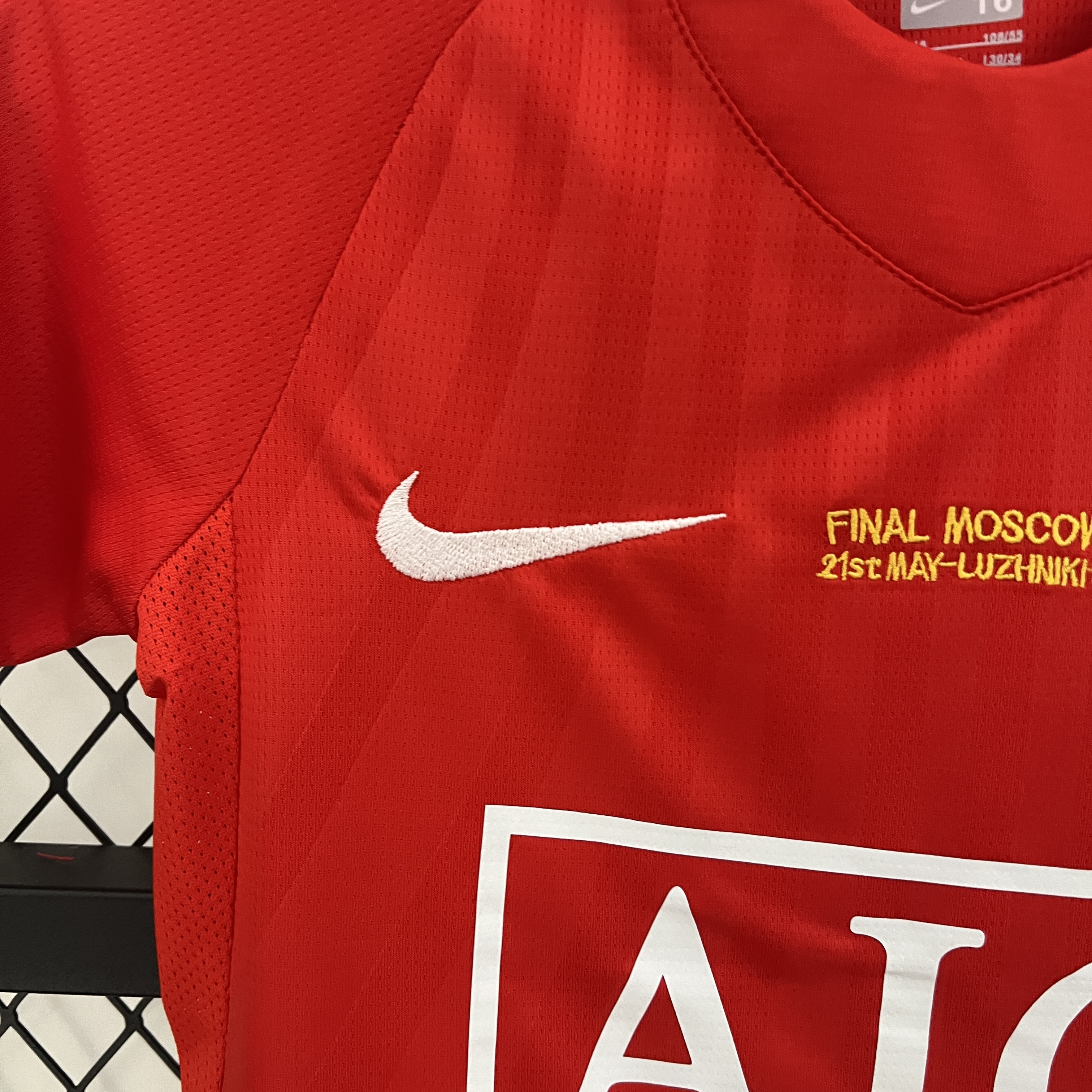 AlphaJersey-Retro Manchester United 2007-08 Home Stadium Kids Kit