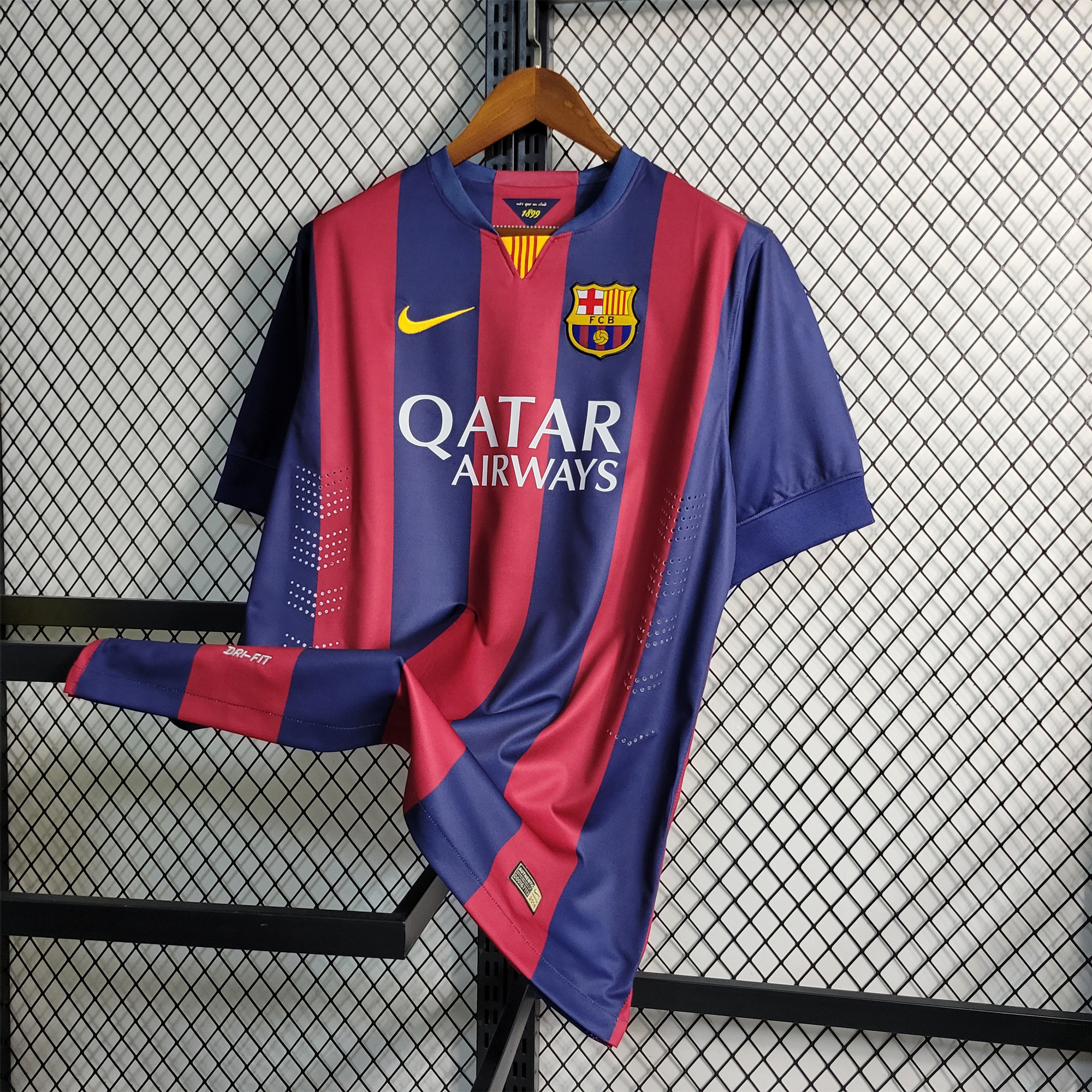 AlphaJersey-Retro Barcelona 14-15 Home Stadium Jersey