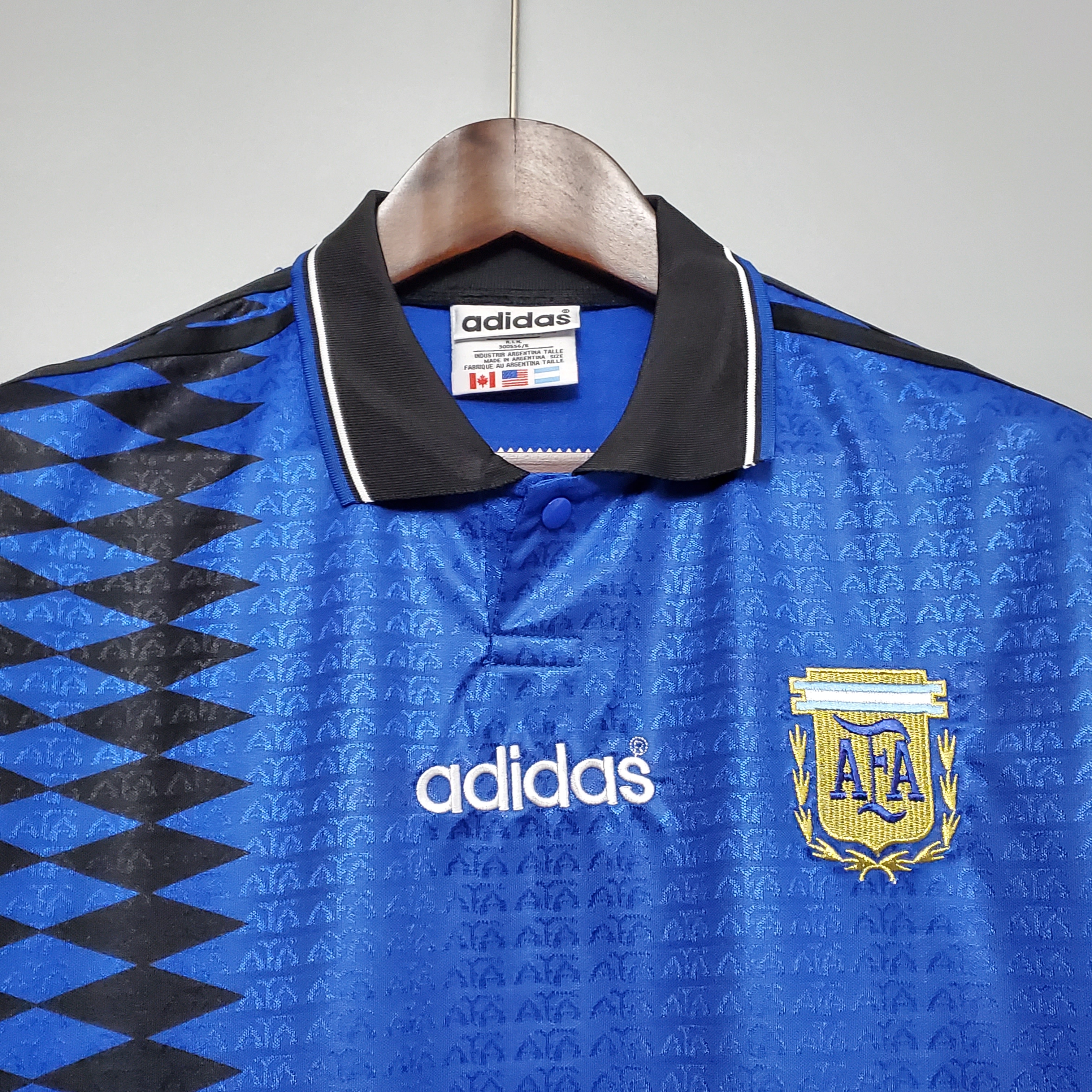 AlphaJersey-Retro Argentina 1994 Away Stadium Jersey