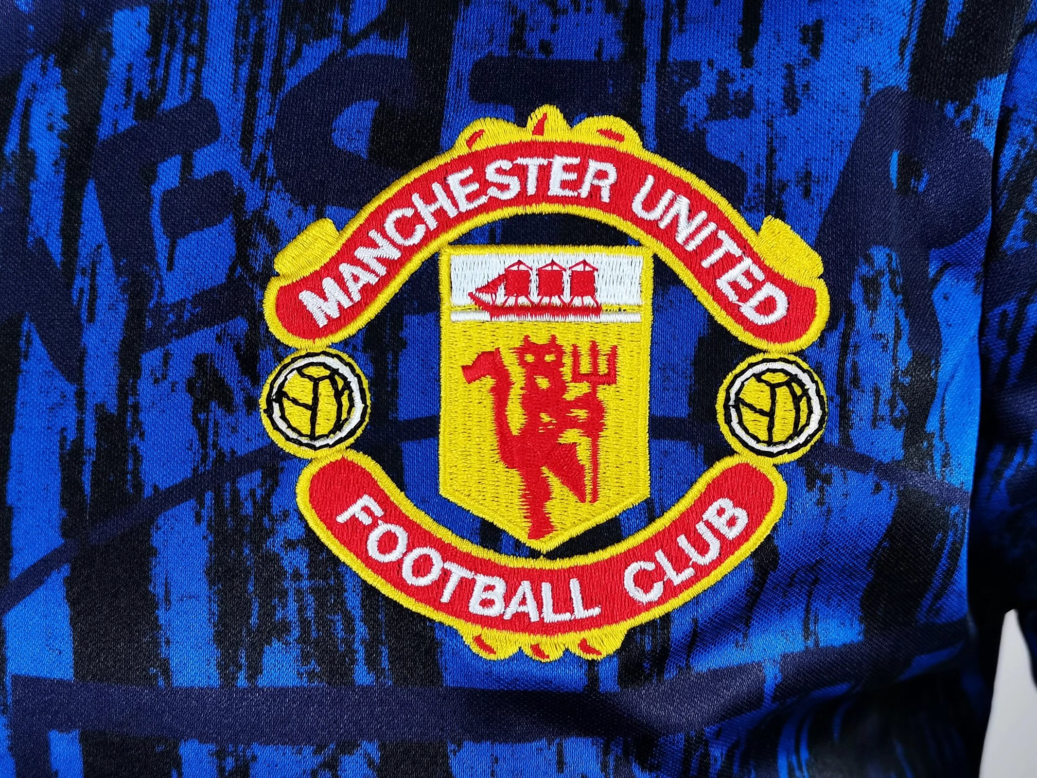 AlphaJersey-Retro Manchester United 92-94 Away Long Sleeve Jersey