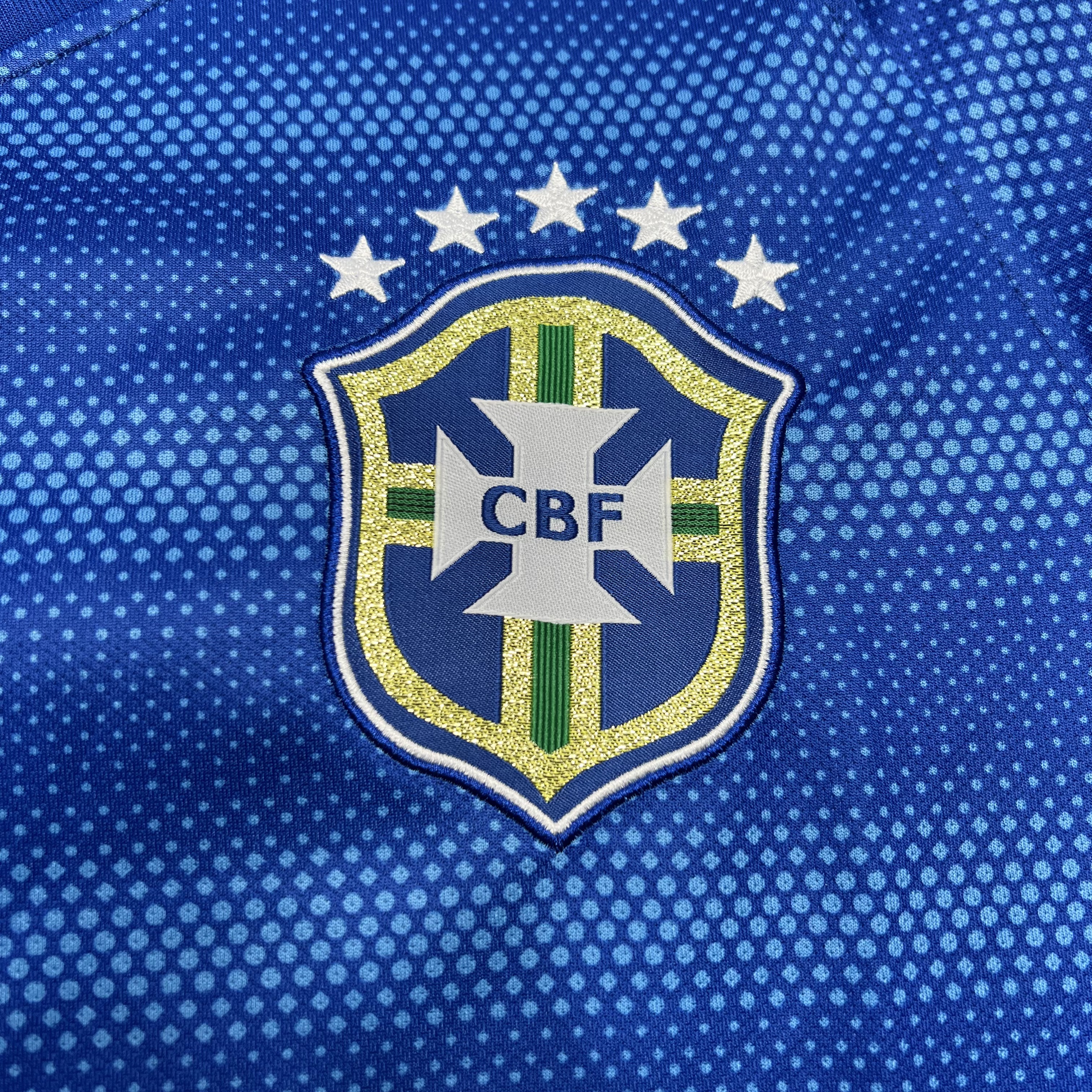 AlphaJersey-Retro Brazil 2014 Away Jersey
