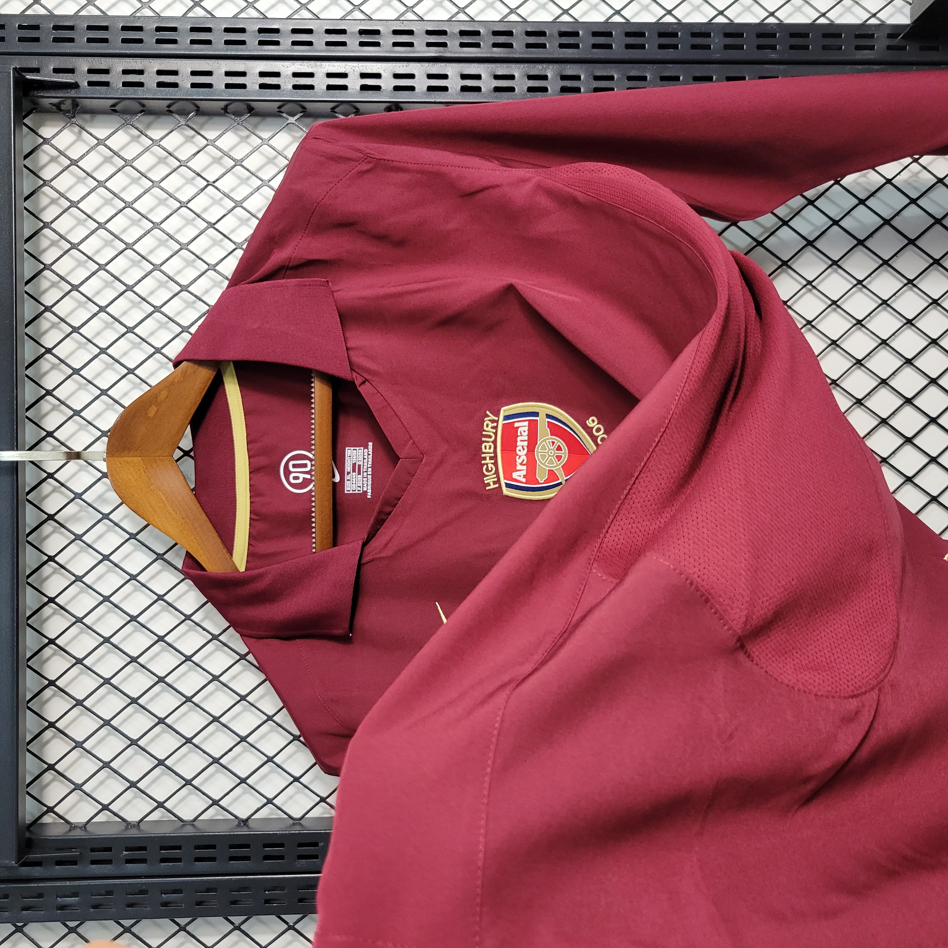 AlphaJersey-Retro Arsenal 05-06 Home Stadium Long Sleeve Jersey