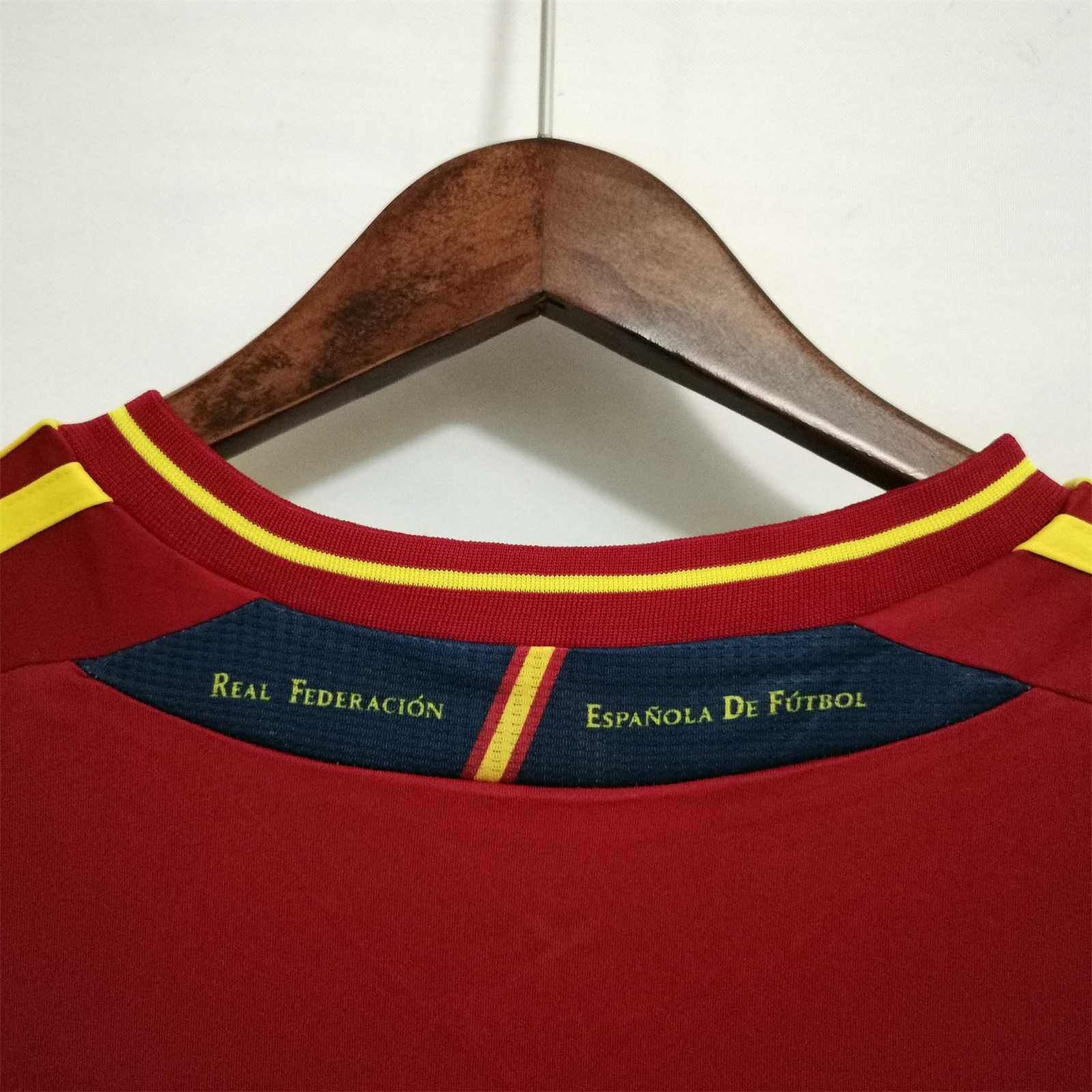 AlphaJersey-Retro Spain 2012 Home Stadium Jersey
