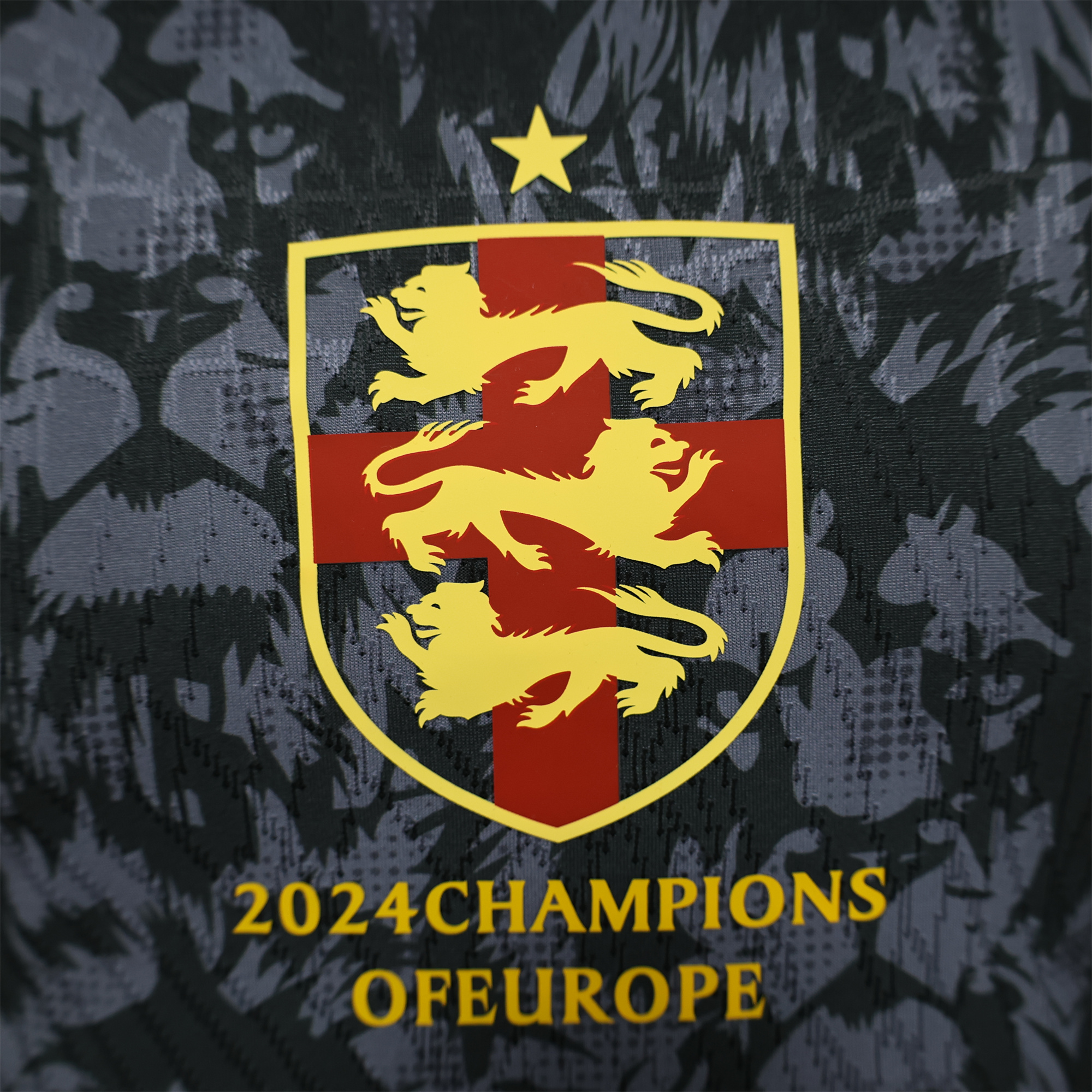 AlphaJersey-England 2024 Black The Lions Special Edition Jersey - Player Version