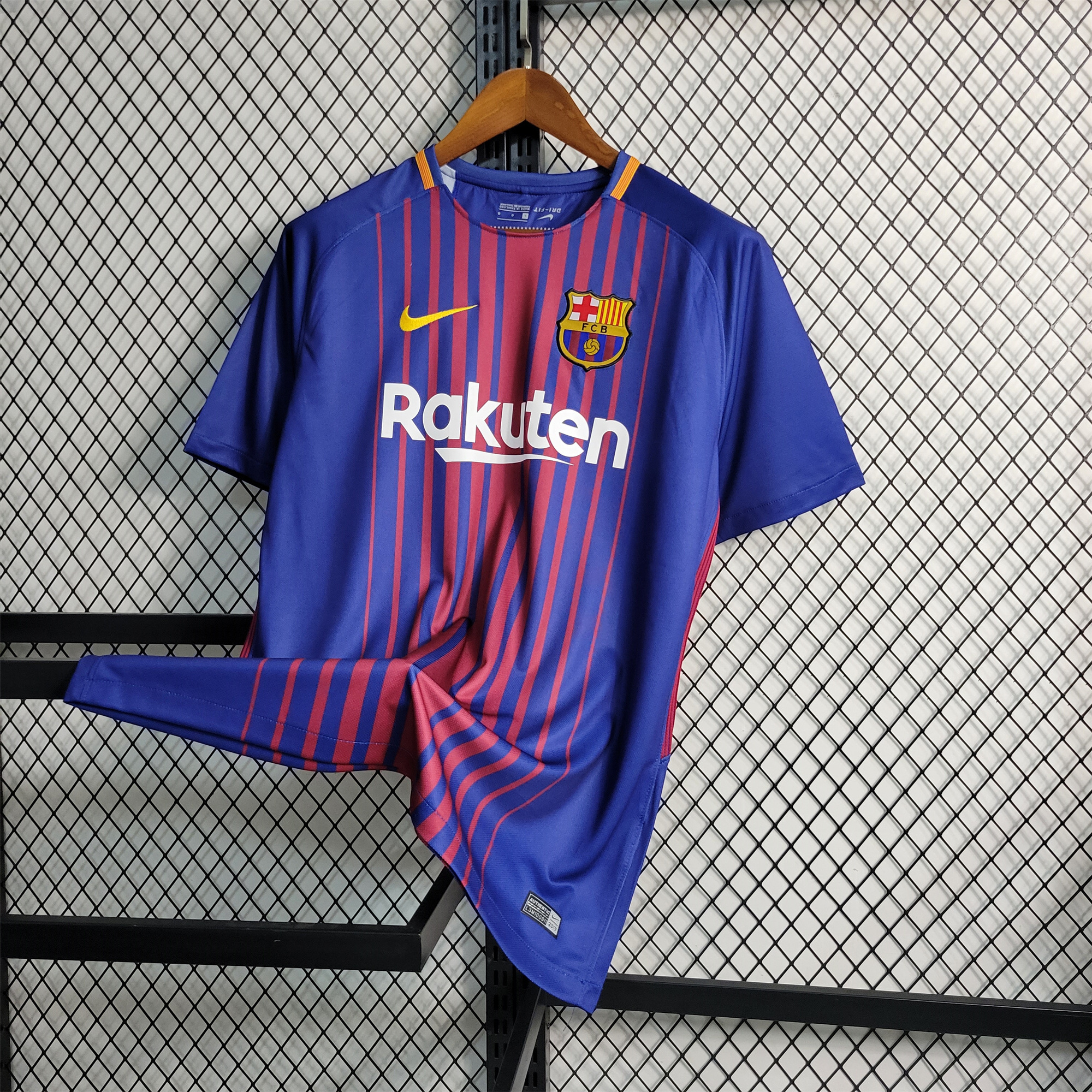 AlphaJersey-Retro Barcelona 17-18 Home Stadium Jersey