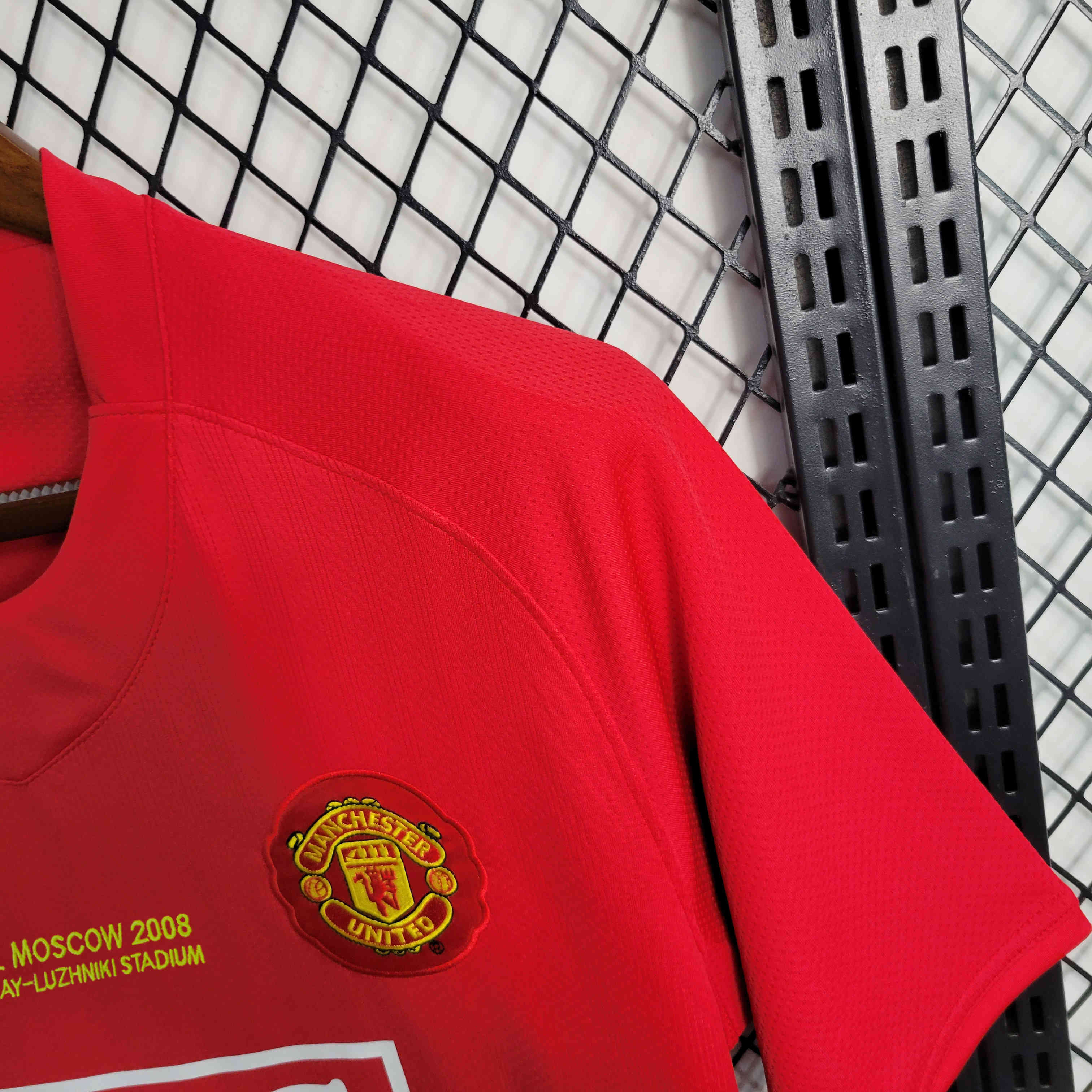 AlphaJersey-Retro Manchester United 07-08 Home Jersey - Champions League Final Version