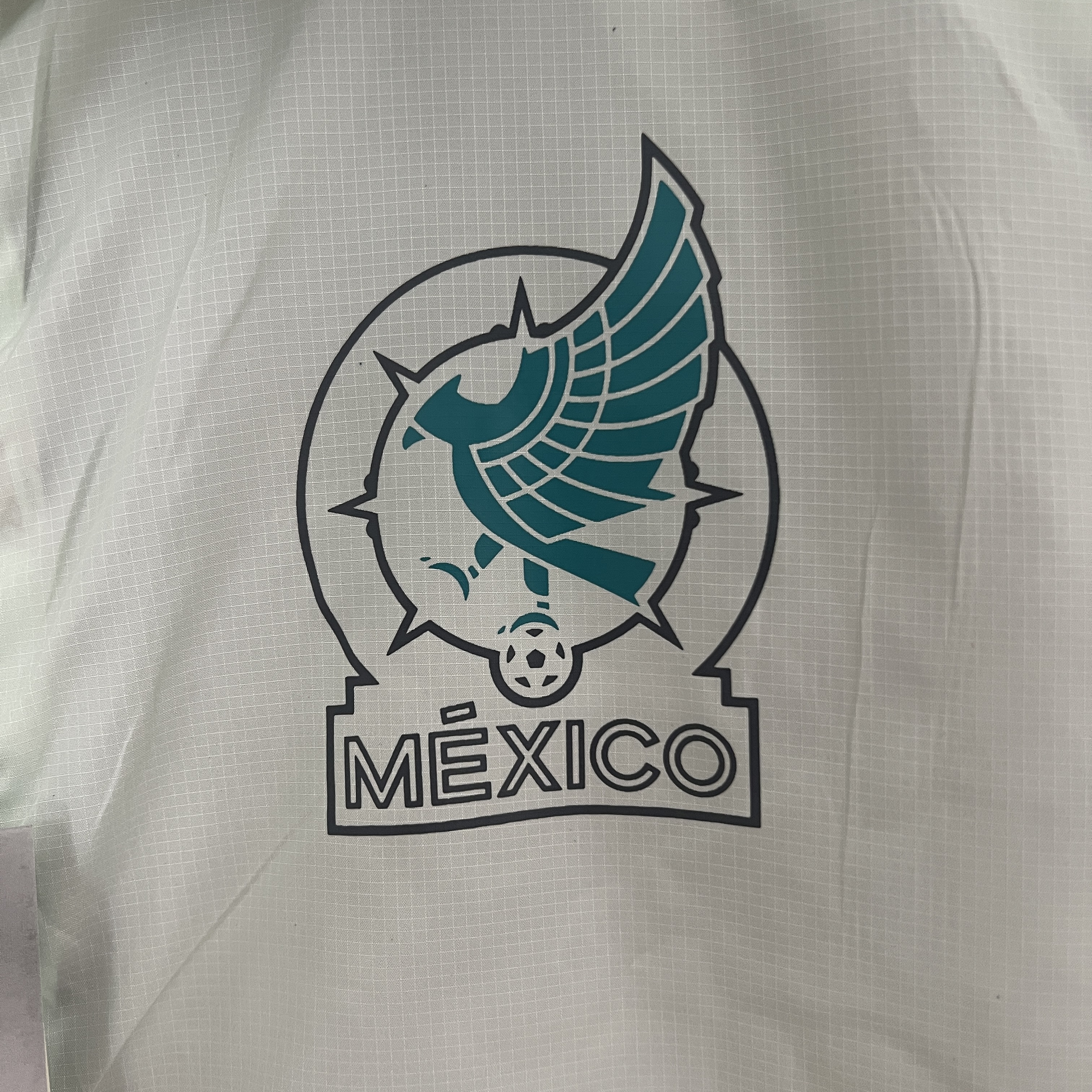 AlphaJersey-Mexico 2024 Double Sided Reversible Windbreaker - Red & Grey
