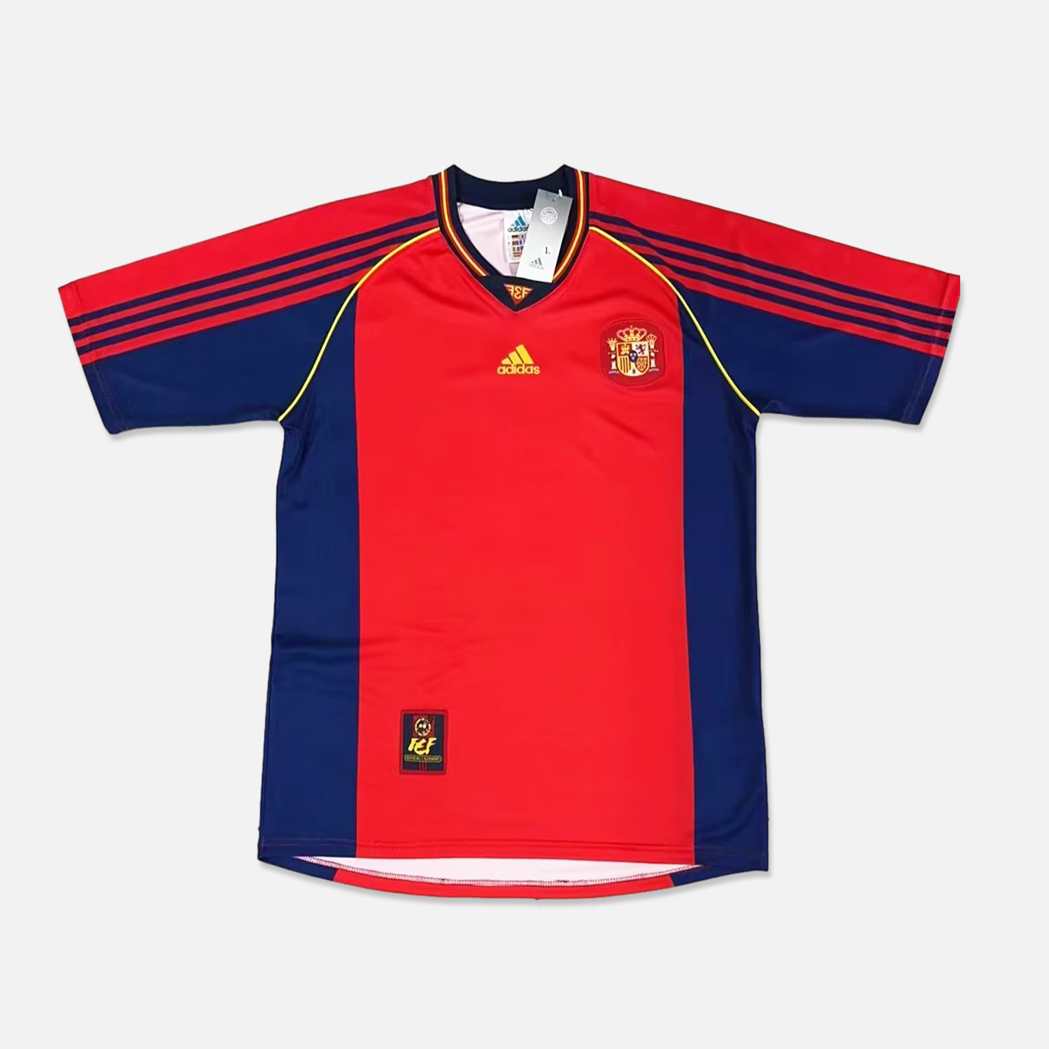 AlphaJersey-Retro Spain 1998-99 Home Stadium Jersey