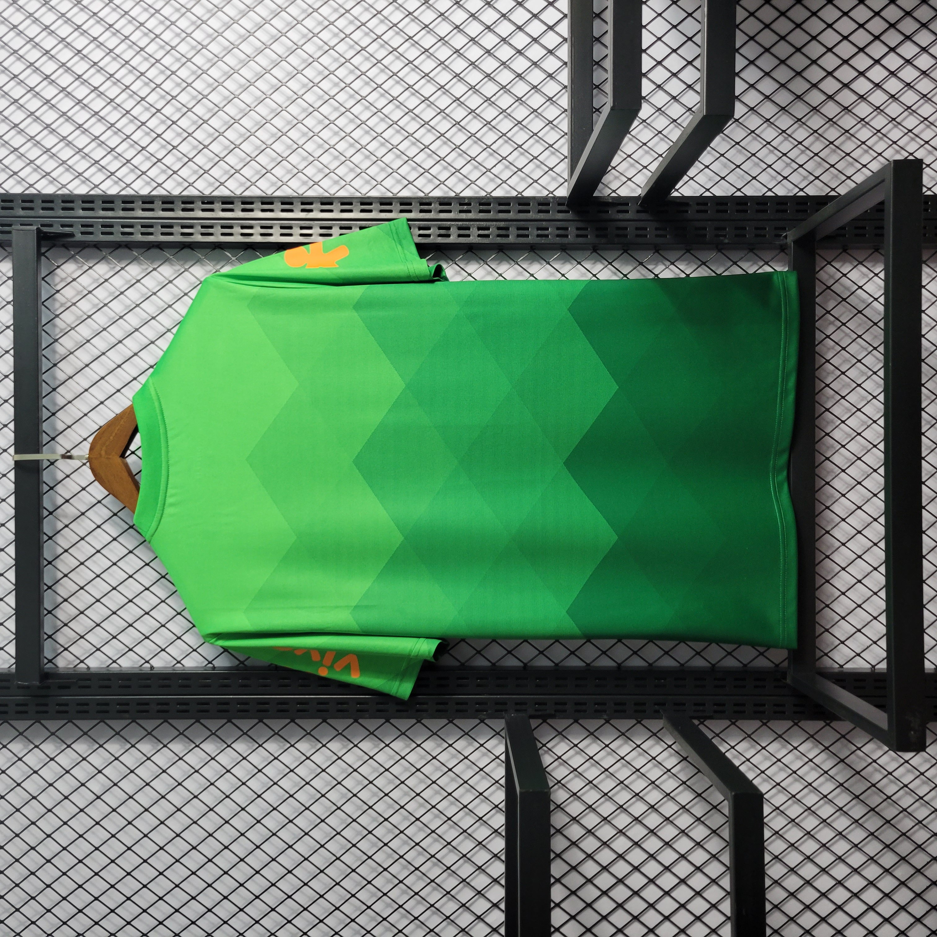 AlphaJersey-Retro Brazil 2020 Green Training Jersey