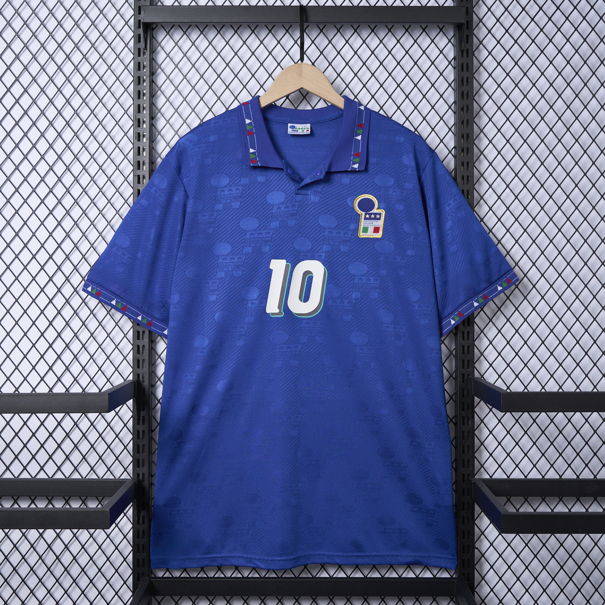 AlphaJersey-Retro Italy 1994 Home Stadium Jersey