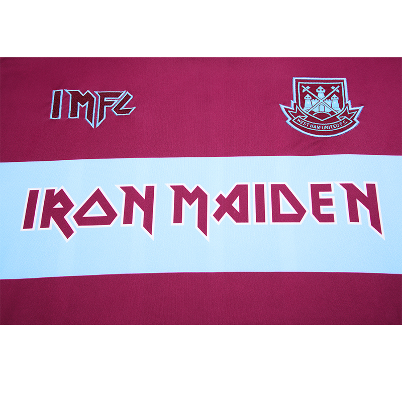 AlphaJersey-Iron Maiden x West Ham Home Special Edition Jersey - with 11 print