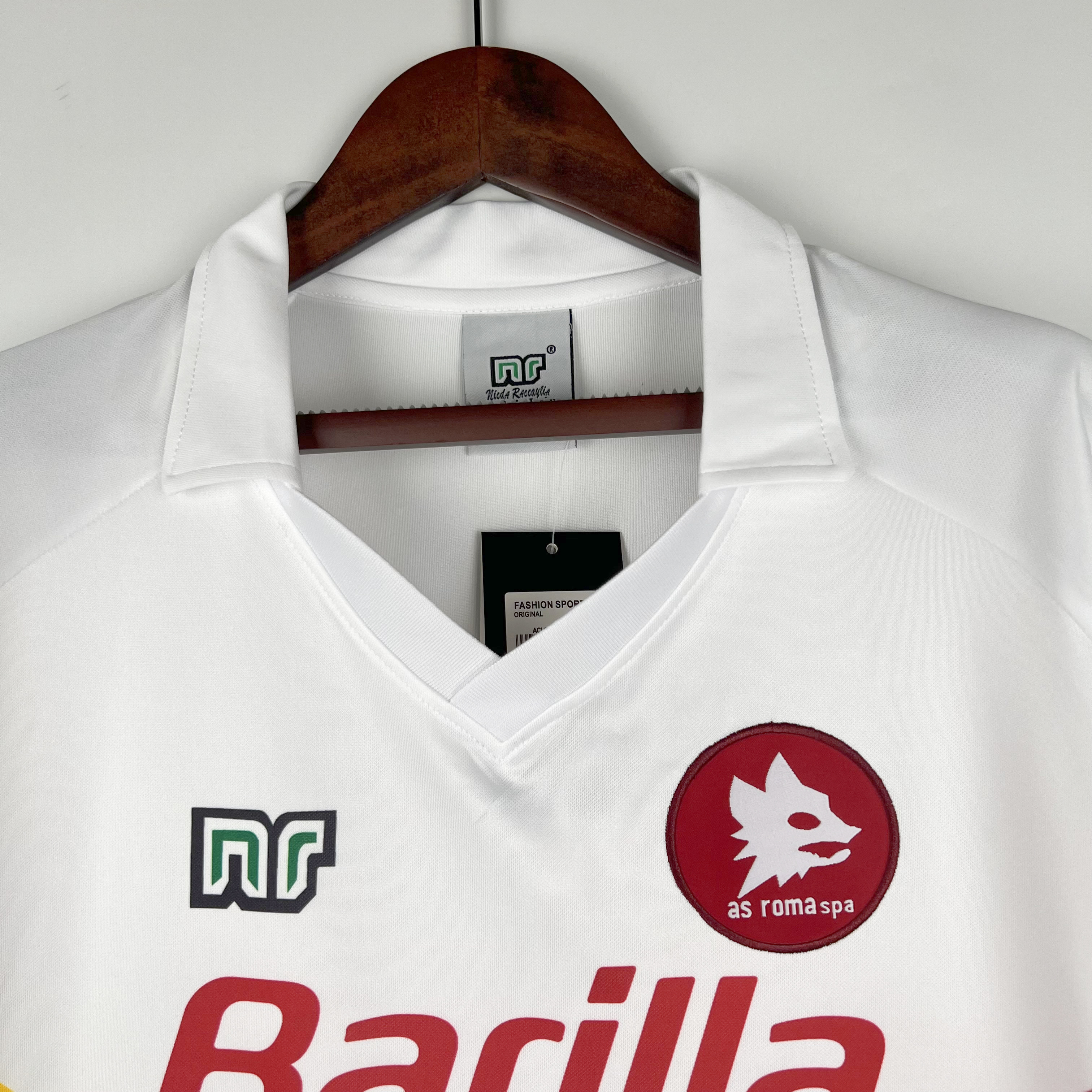 AlphaJersey-Retro Roma 1990-91 Away Stadium Jersey