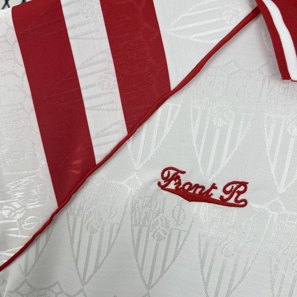 AlphaJersey-Retro Sevilla FC 1992-93 Home Jersey with Chest Sponsor