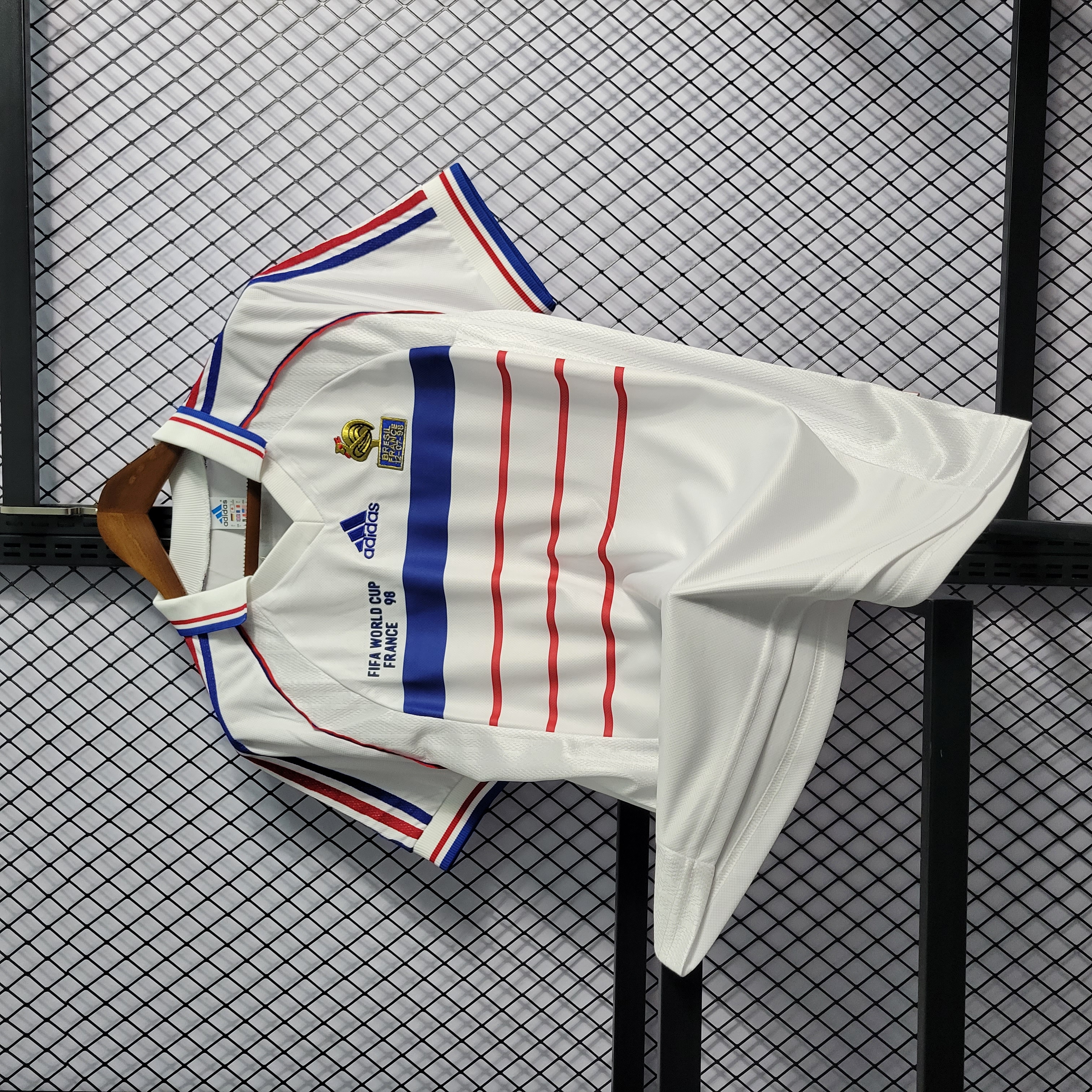 AlphaJersey-Retro France 1998 Away Stadium Jersey