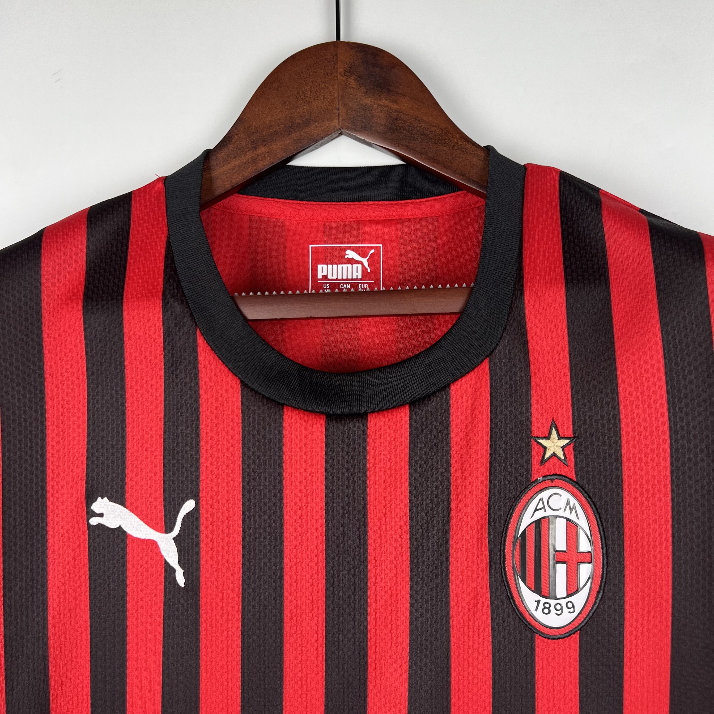 AlphaJersey-Retro AC Milan 2019-20 Home Stadium Jersey