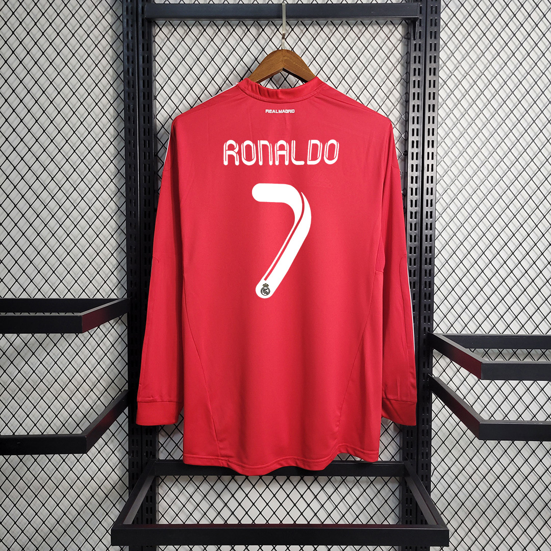 AlphaJersey-Real Madrid Retro 11-12 Third Away Long Sleeve Jersey