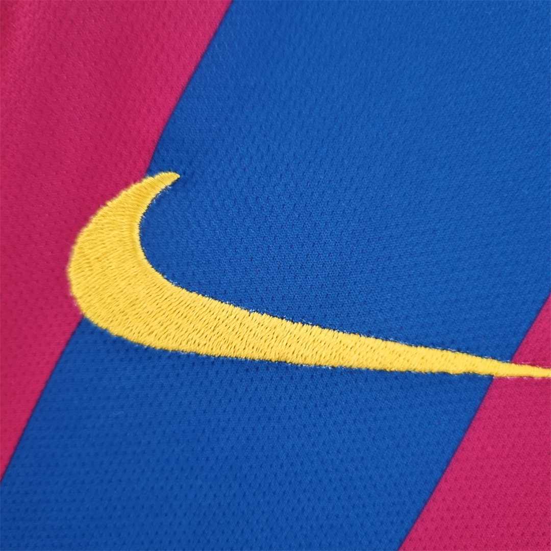AlphaJersey-Retro Barcelona 05-06 Home Long Sleeve Jersey - UEFA Champions League Final