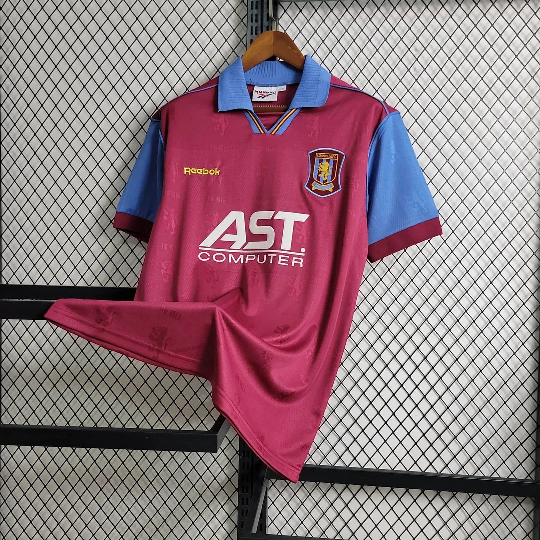 AlphaJersey-Retro Aston Villa 1995-97 Home Stadium Jersey