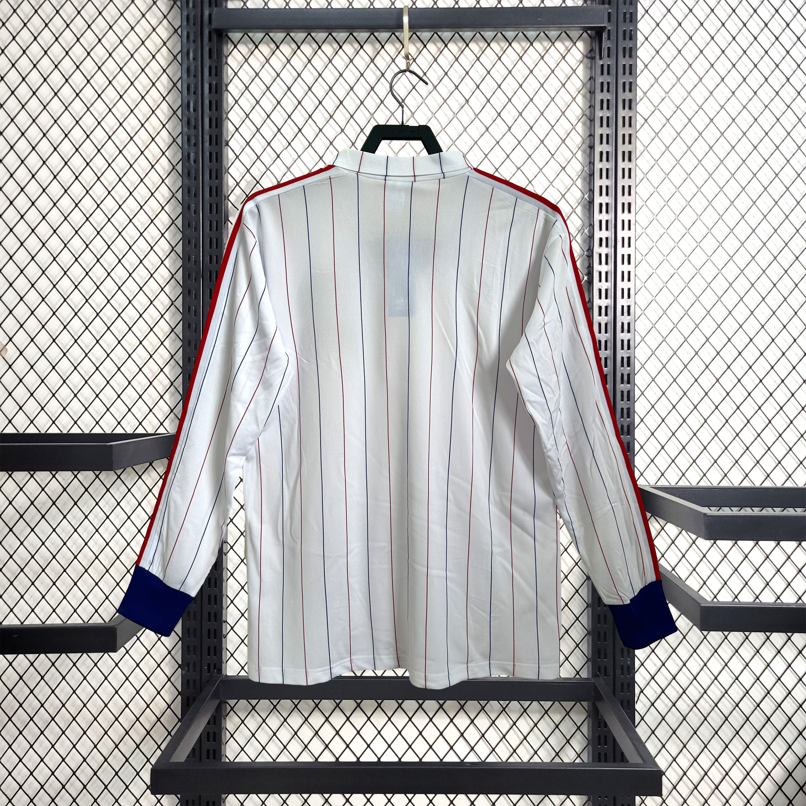 AlphaJersey-Retro France 1980-82 Away Long Sleeve Jersey
