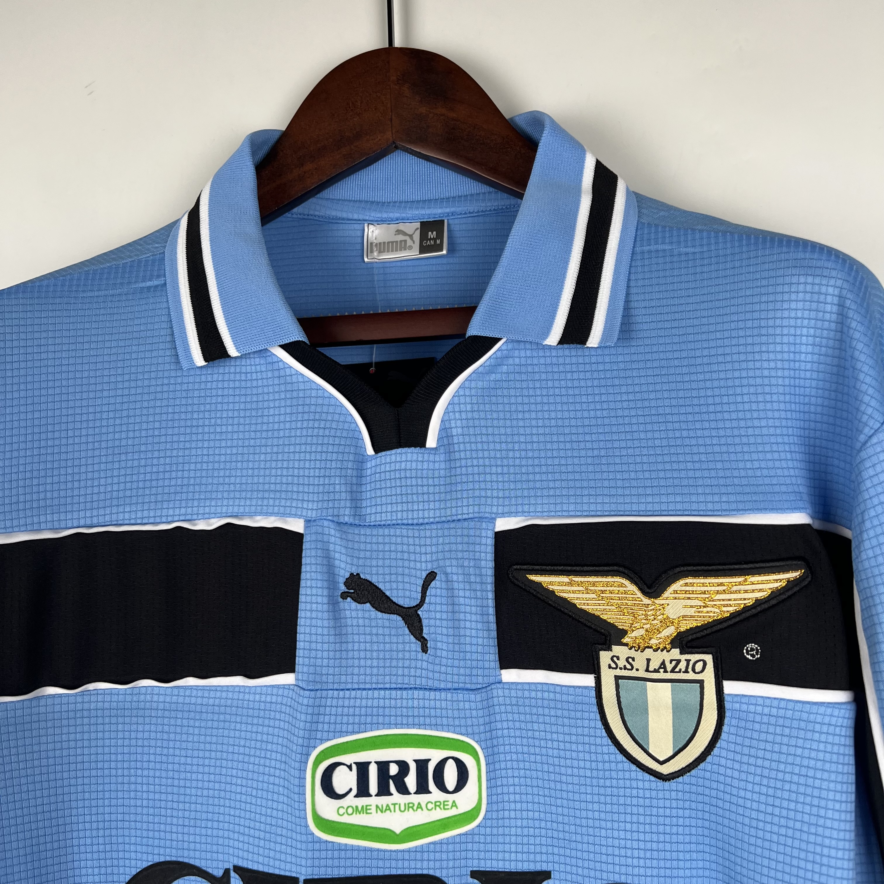 AlphaJersey-Retro Lazio 1998-00 Home Stadium Long Sleeve Jersey