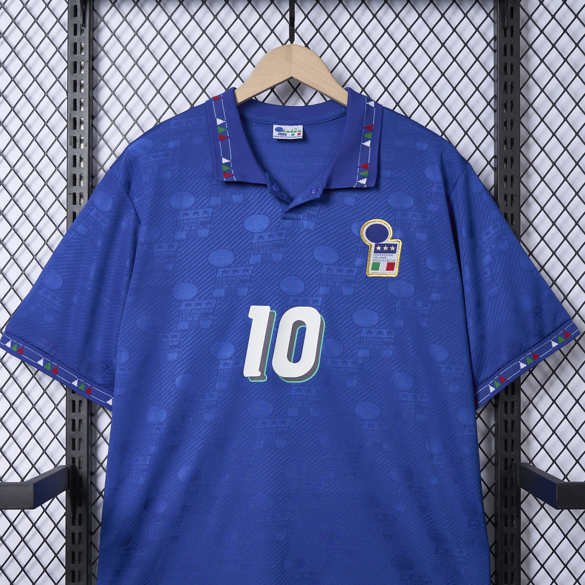 AlphaJersey-Retro Italy 1994 Home Stadium Jersey