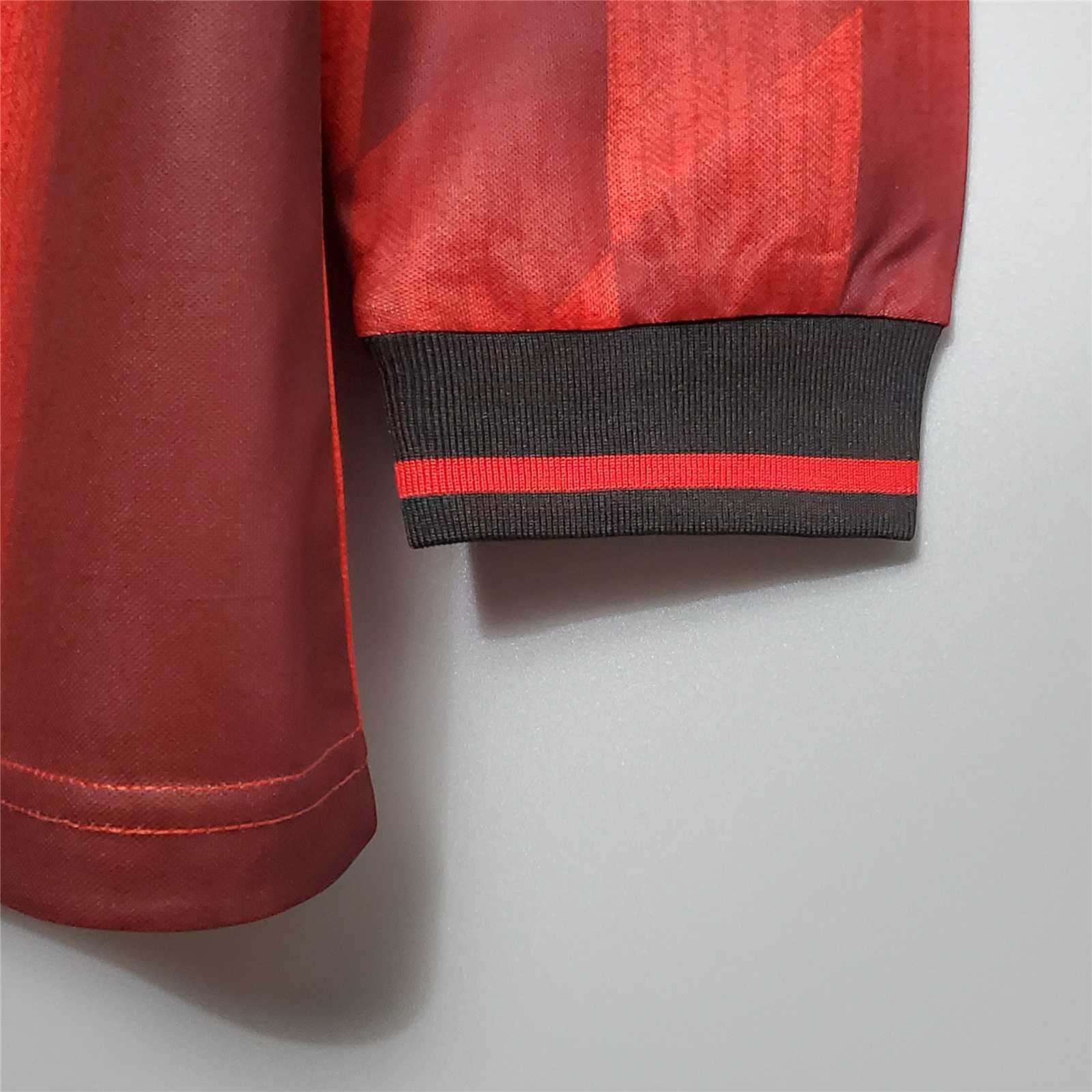 AlphaJersey-Retro Manchester United 96-97 Home Long Sleeve Jersey