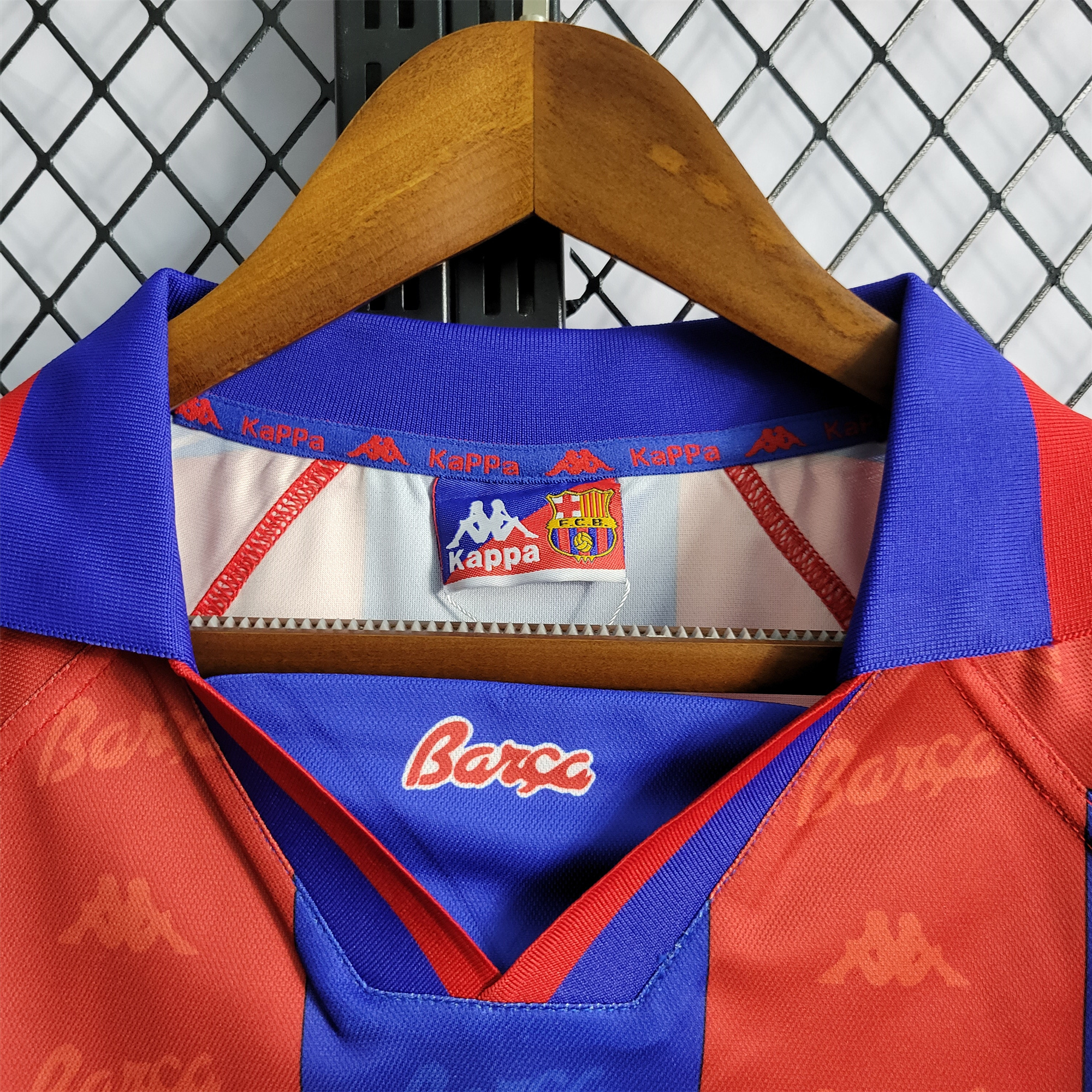 AlphaJersey-Retro Barcelona 96-97 Home Stadium Jersey
